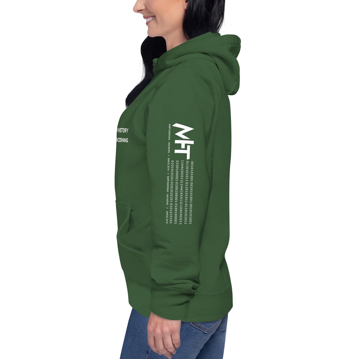 Your Browser History is Morally Concerning Unisex Hoodie by DarkByteGear