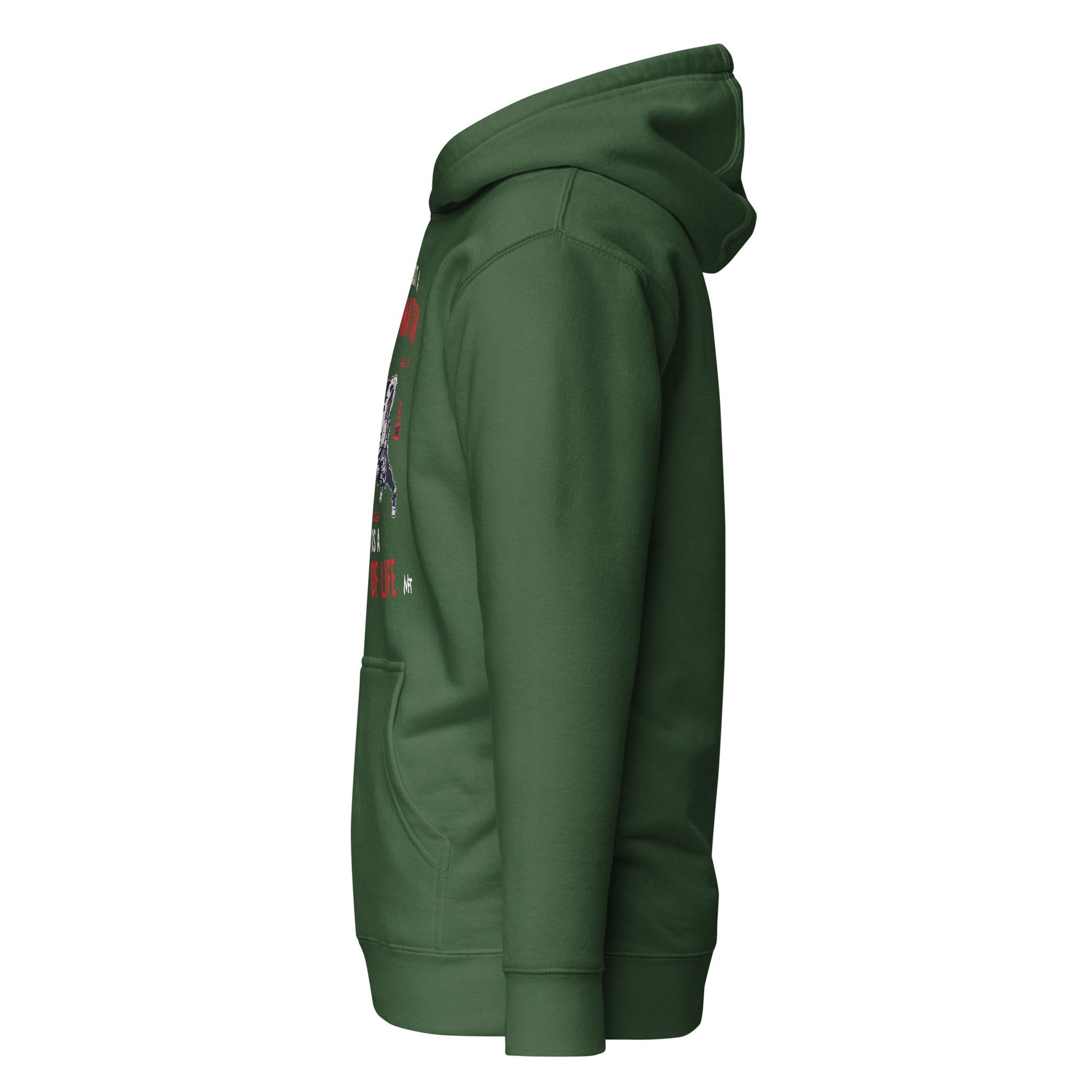 Fit is not a destination: it is a way of life - Unisex Hoodie by DarkByteGear