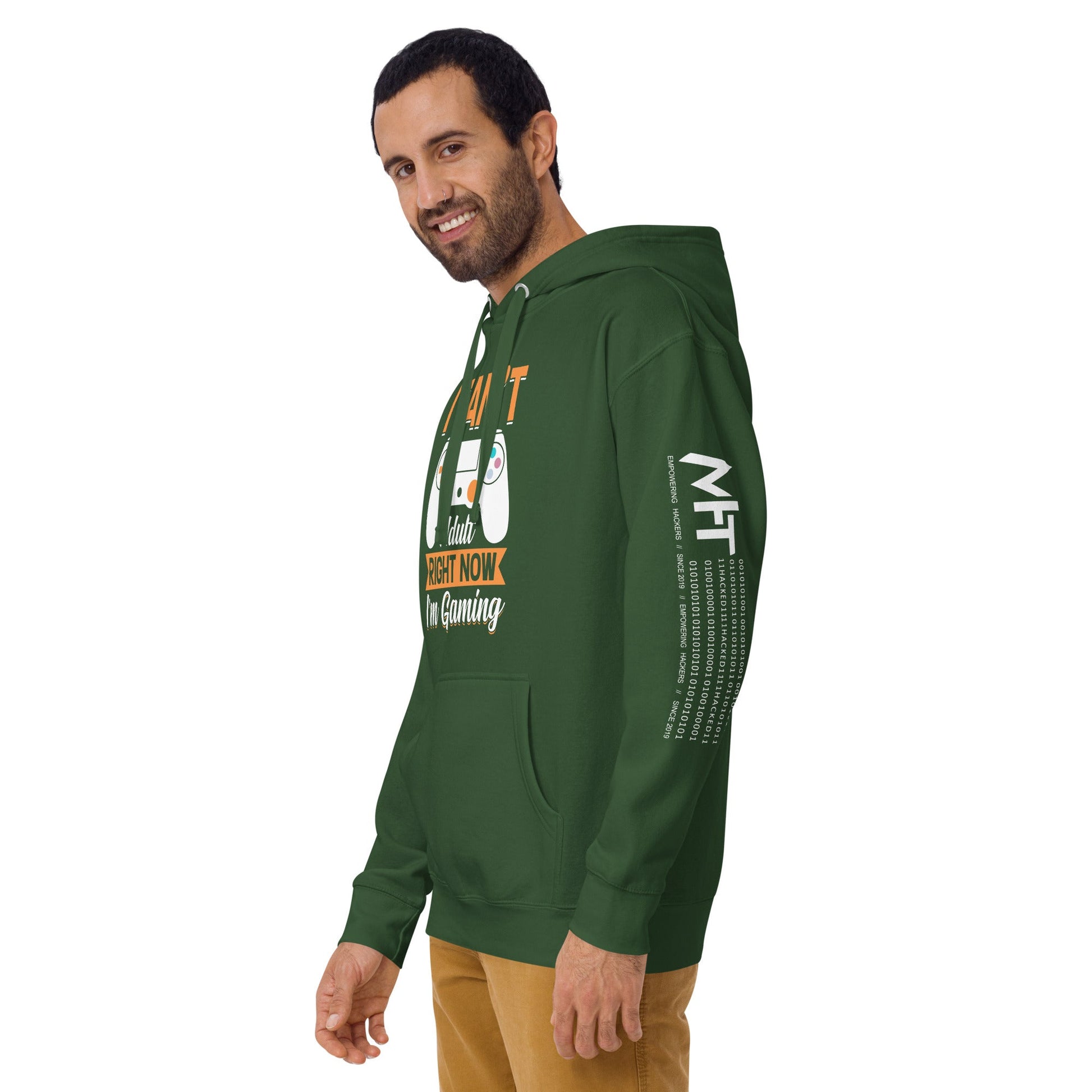 I can't Adult right now, I am Gaming Unisex Hoodie by DarkByteGear