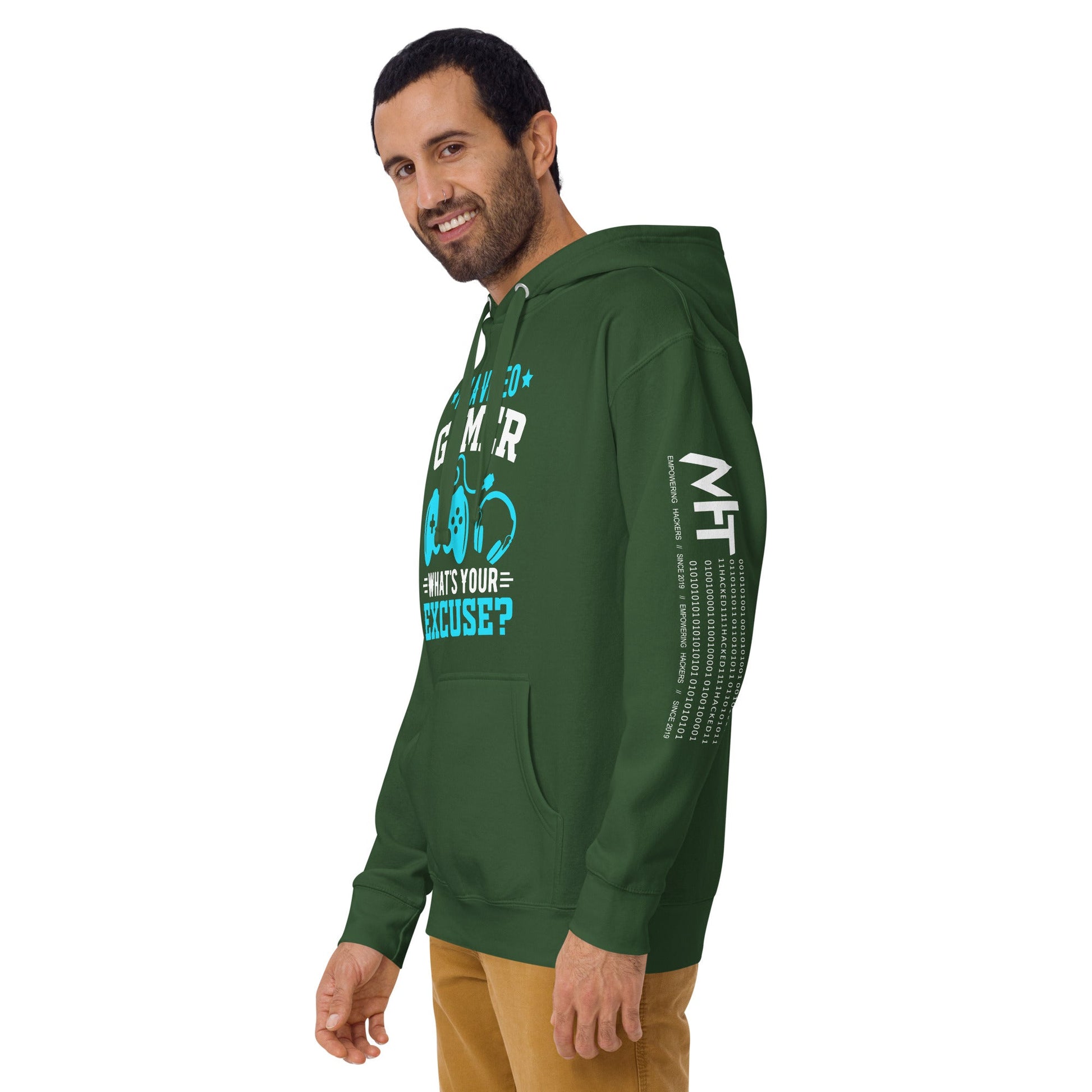 I am a Video Gamer! What is Your Excuse? Unisex Hoodie by DarkByteGear