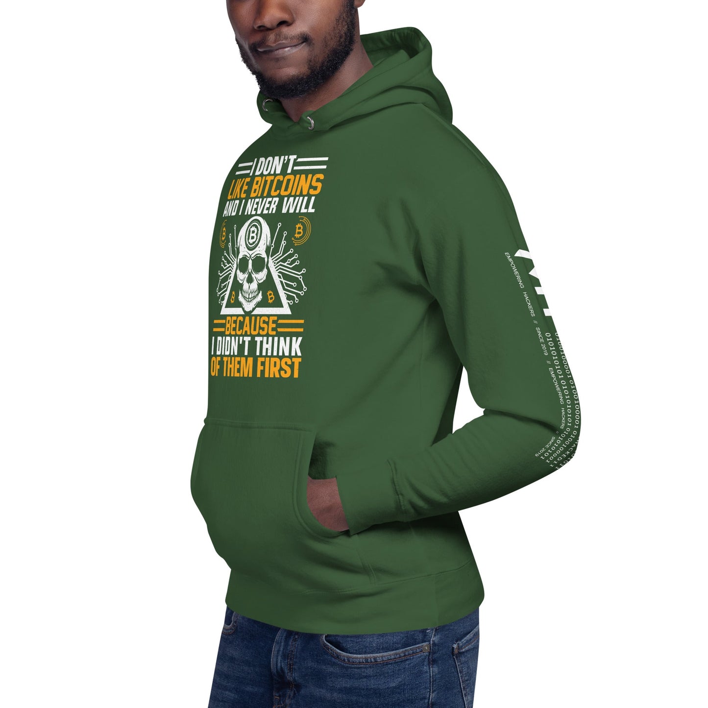 I don't Like Bitcoin and I never will Unisex Hoodie by DarkByteGear