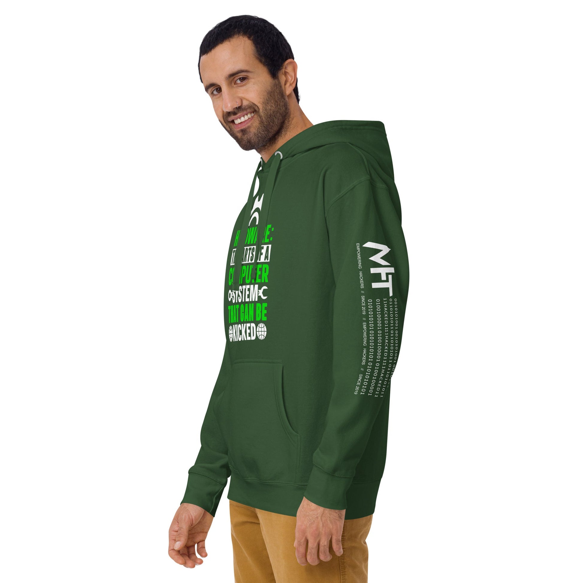 Hardware: The Part of a Computer System -Unisex Hoodie by DarkByteGear