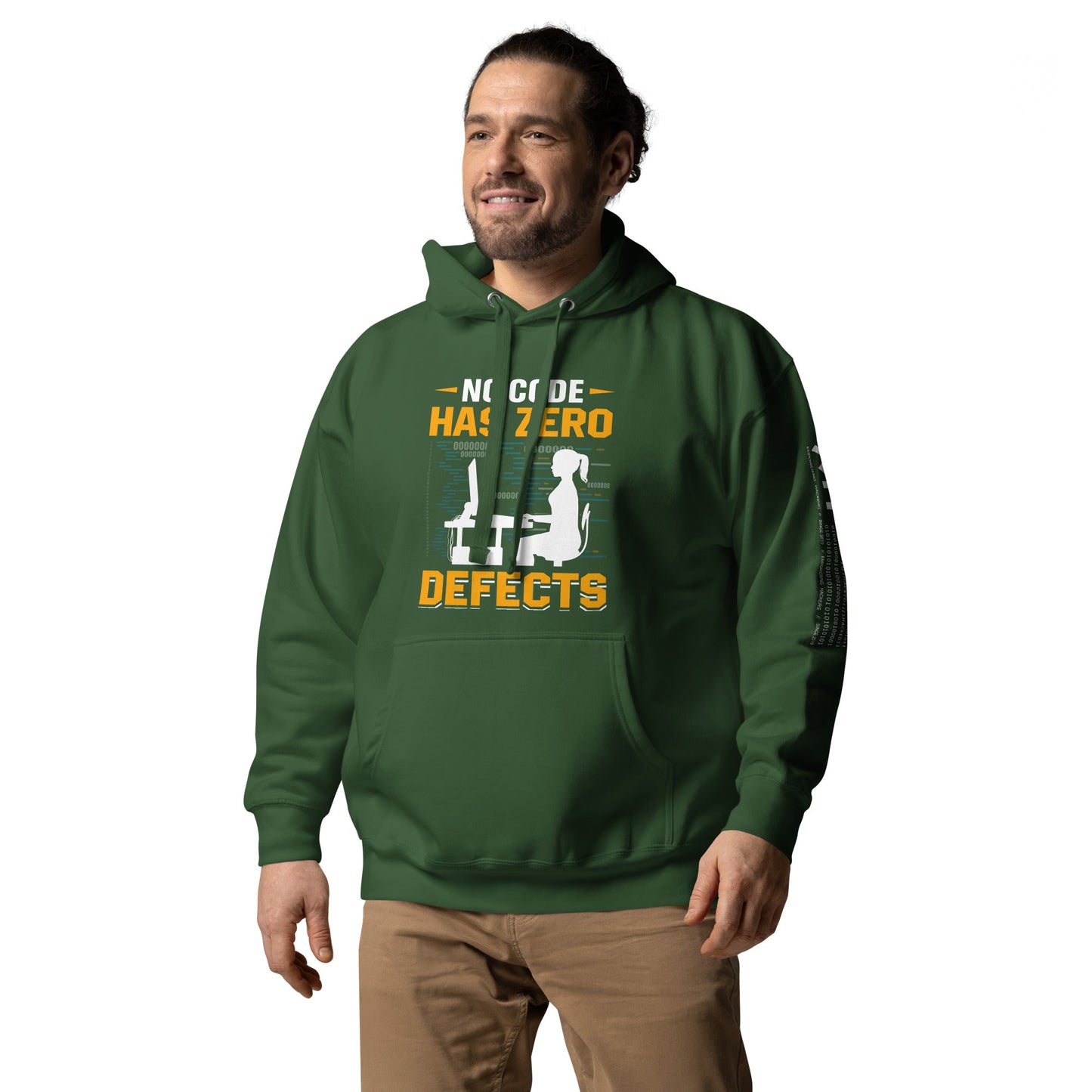 No code has zero defect Unisex Hoodie by DarkByteGear
