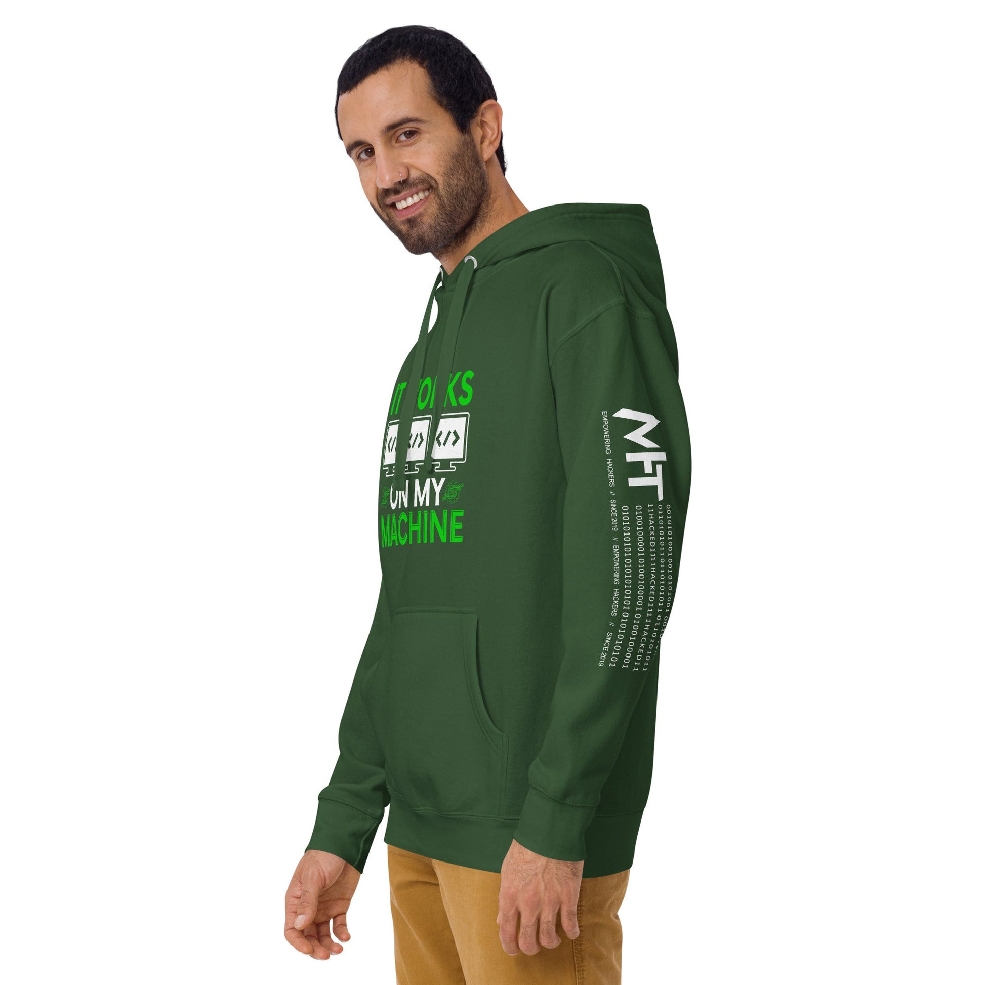 It Works on my Machine Unisex Hoodie by DarkByteGear