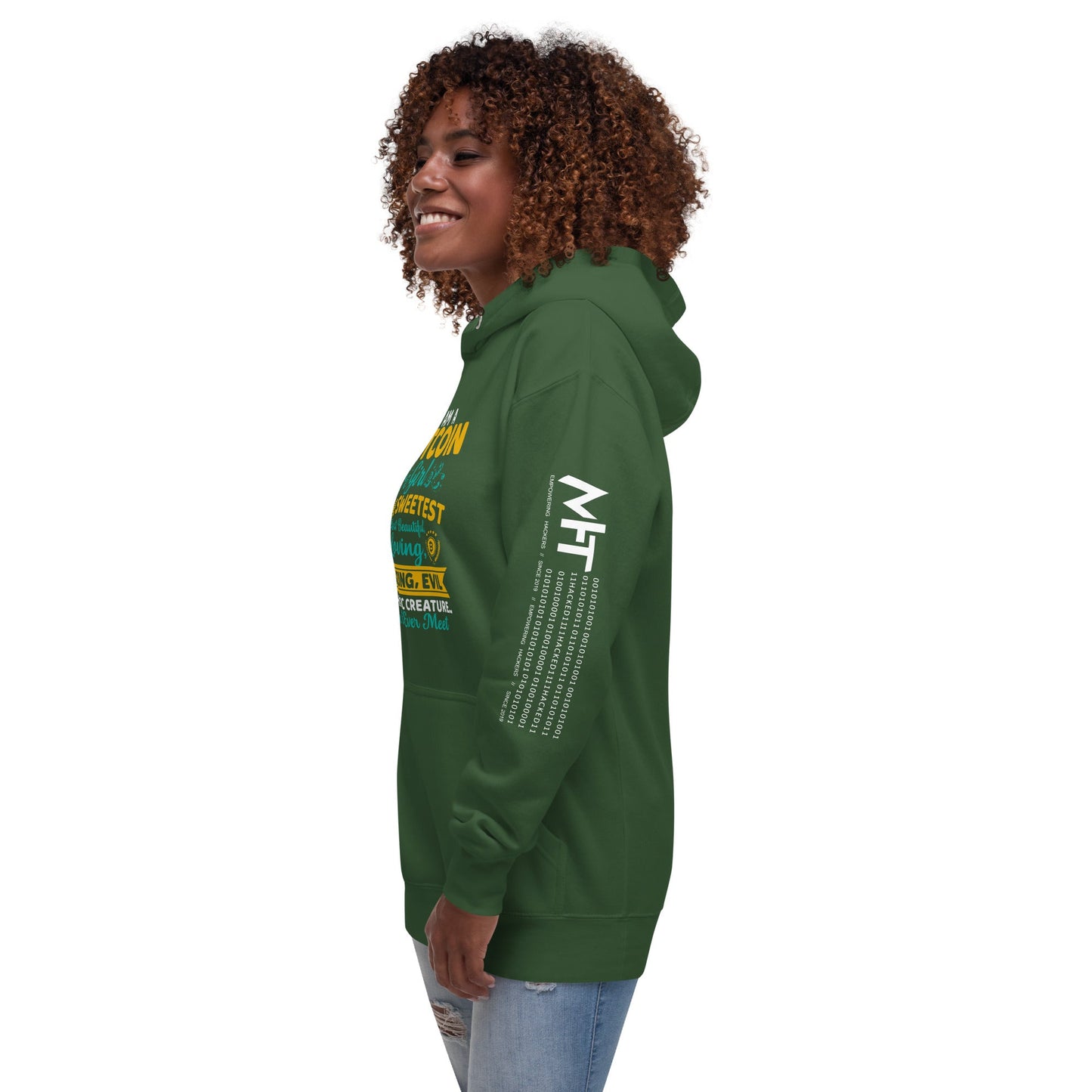 I am a Bitcoin Girl, the sweetest - Unisex Hoodie by DarkByteGear