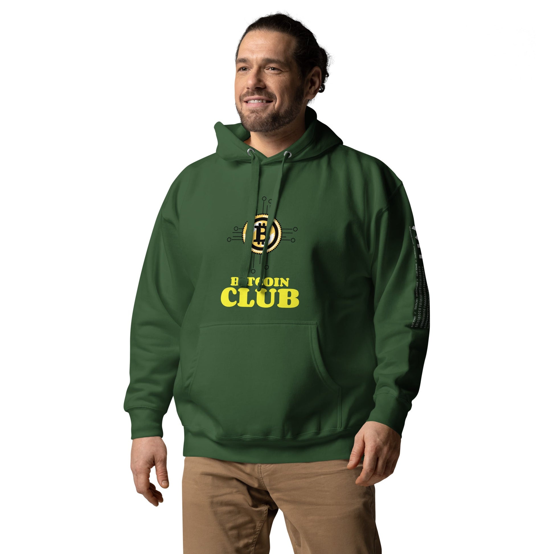 Bitcoin Club V6 - Unisex Hoodie by DarkByteGear