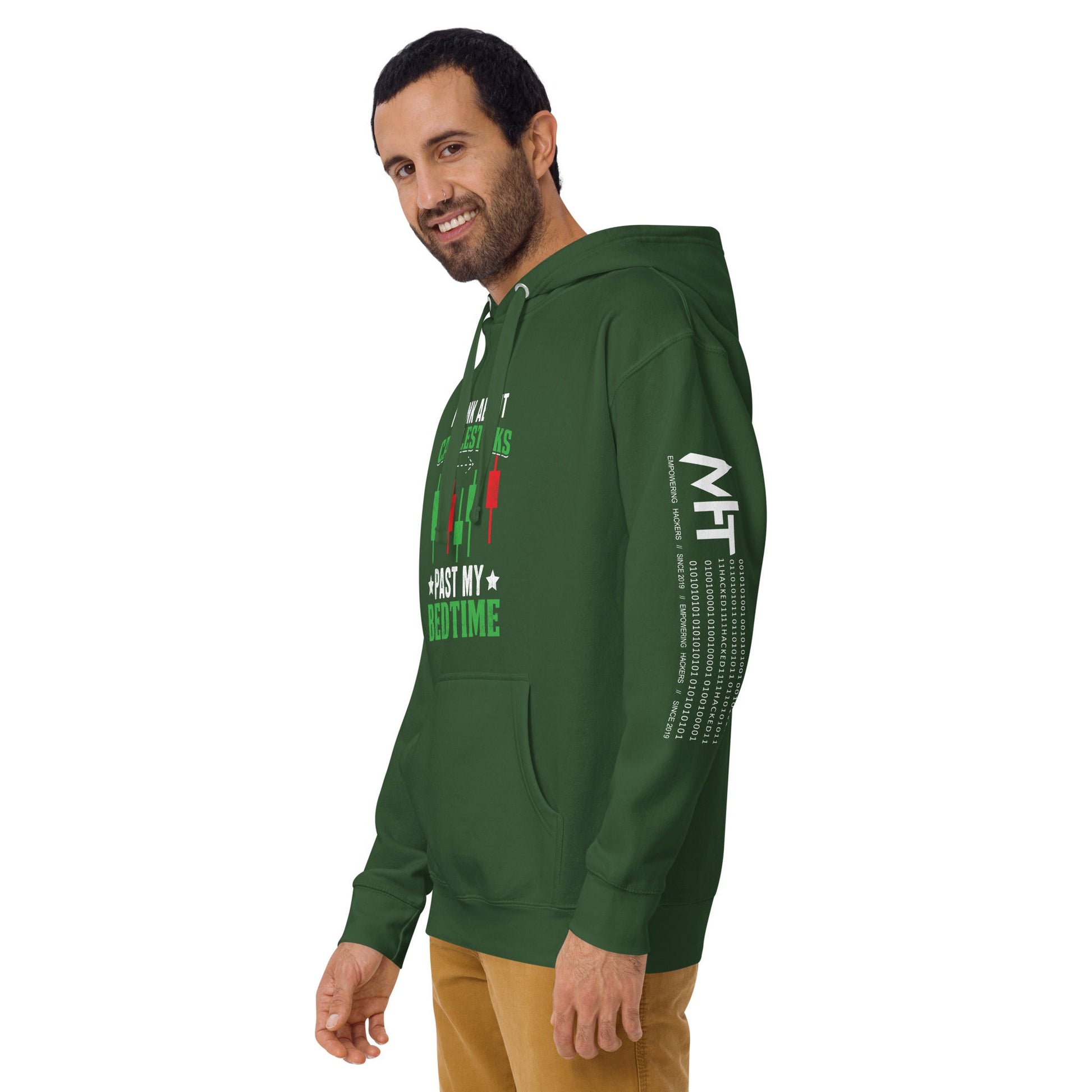 I Think about Candlesticks past my bedtime - Unisex Hoodie by DarkByteGear