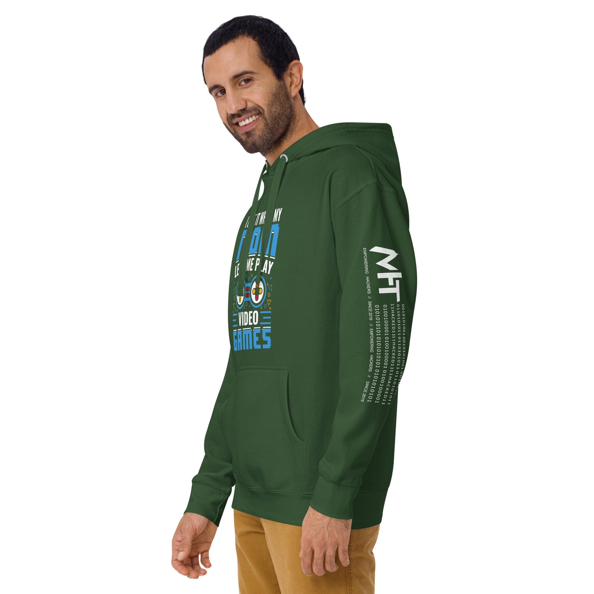 I Love it when my mom lets me Play Video Games Rima - Unisex Hoodie by DarkByteGear