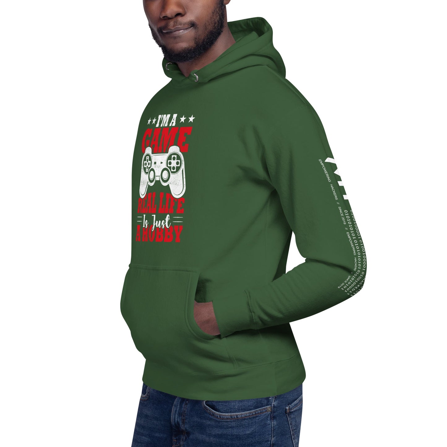 I am a Game; Real life is just a Hobby - Unisex Hoodie by DarkByteGear