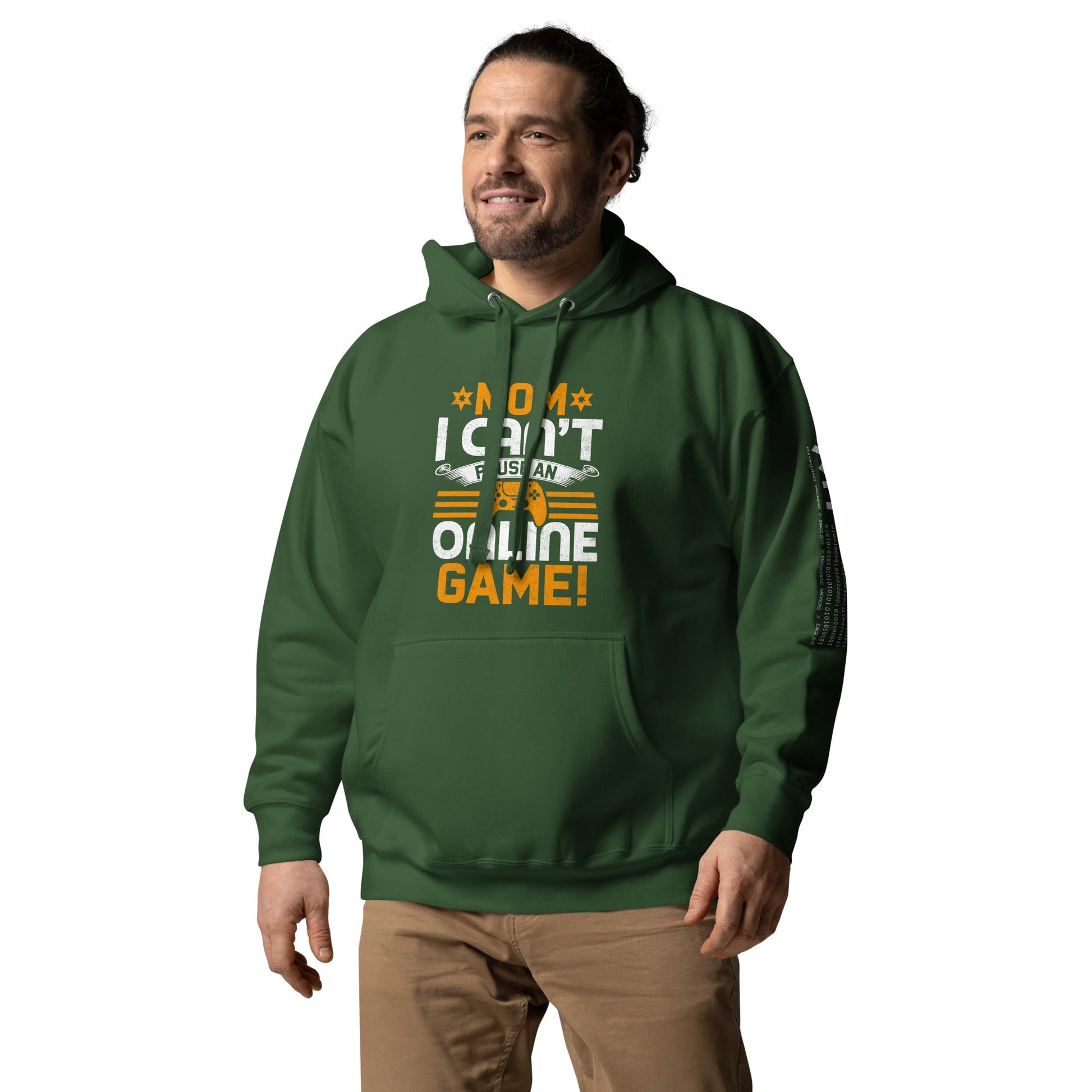 *MOM*! I can't Pause an Online Game - Unisex Hoodie by DarkByteGear