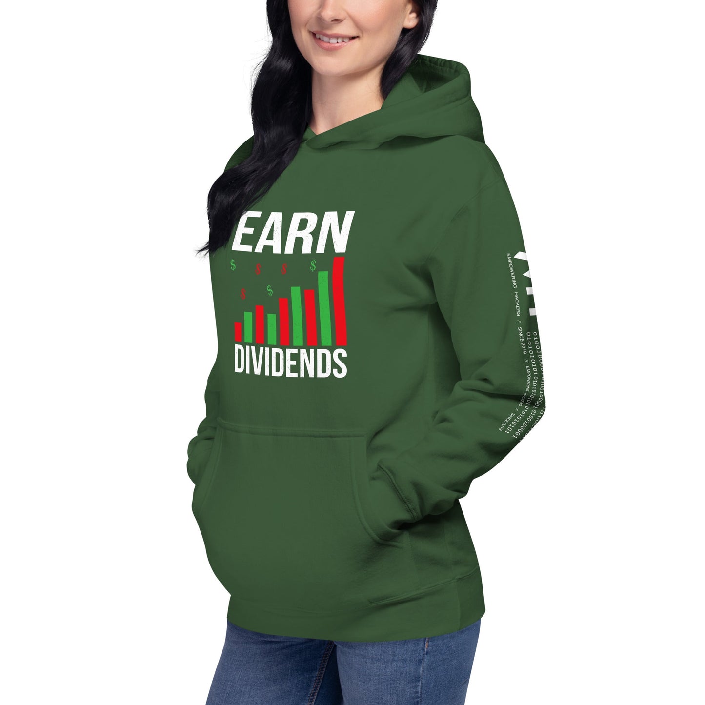 Earn Dividends - Unisex Hoodie by DarkByteGear