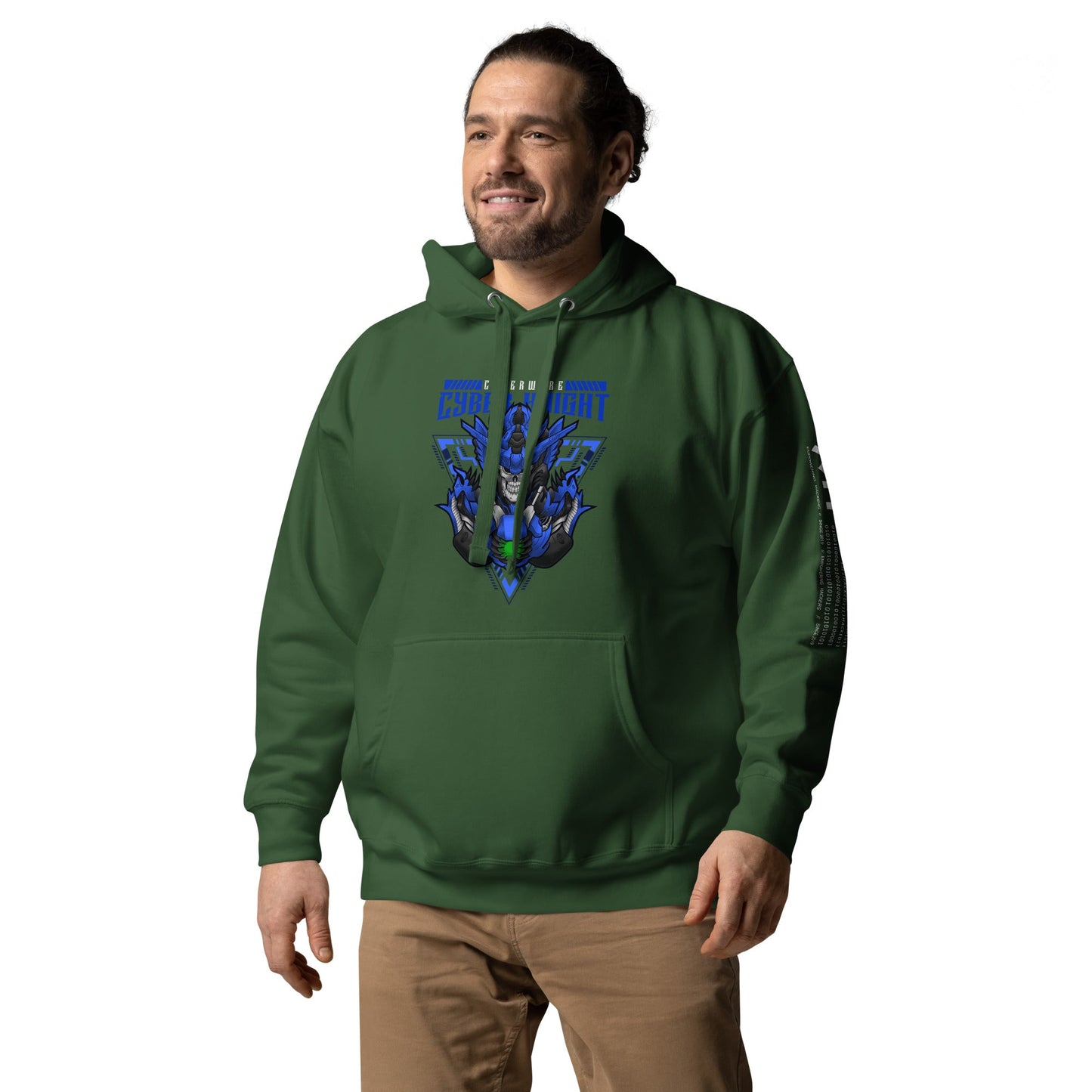 CyberWare Cyber knight - Unisex Hoodie by DarkByteGear