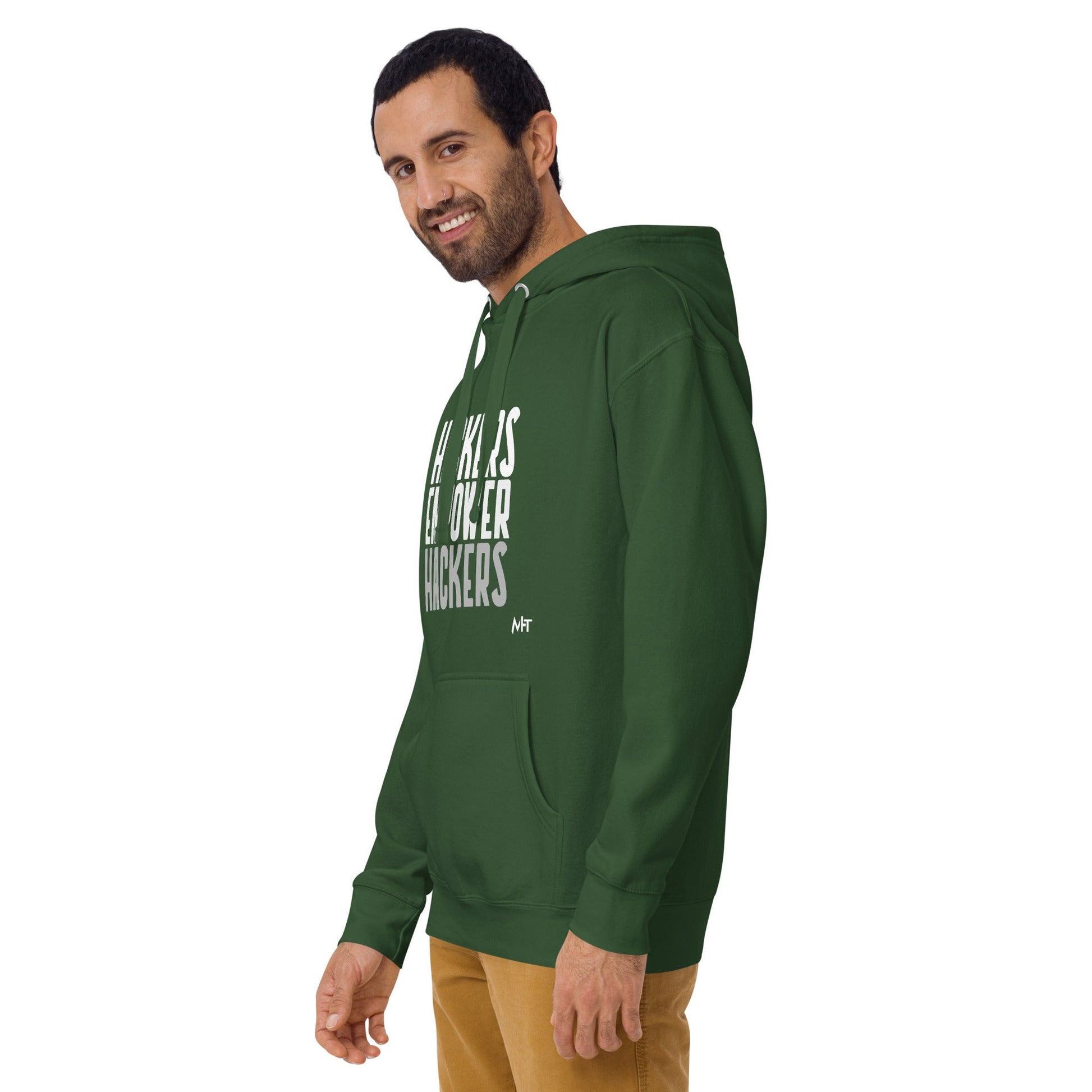 Hackers Empower Hackers - Unisex Hoodie by DarkByteGear