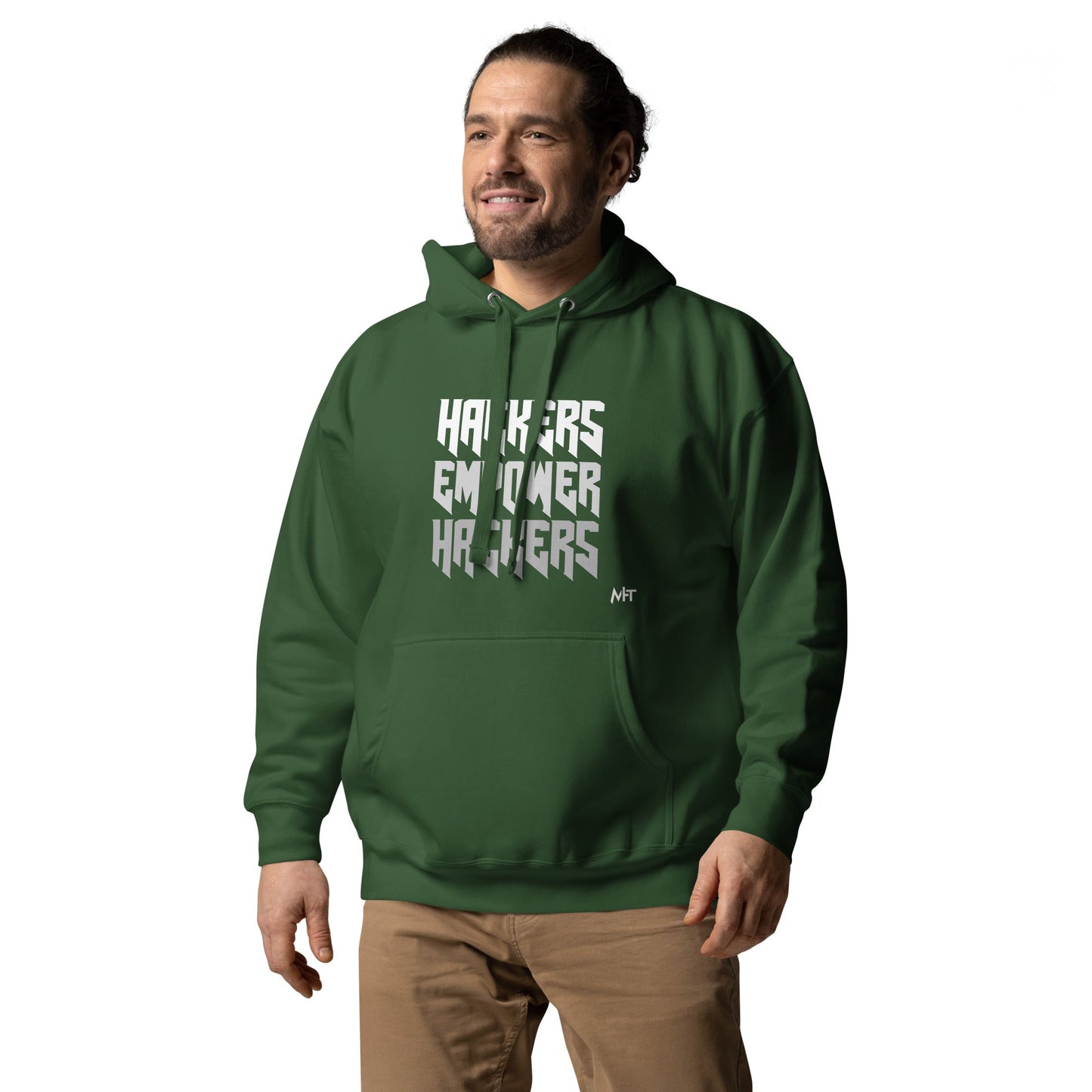 Hackers Empower Hackers V4 - Unisex Hoodie by DarkByteGear