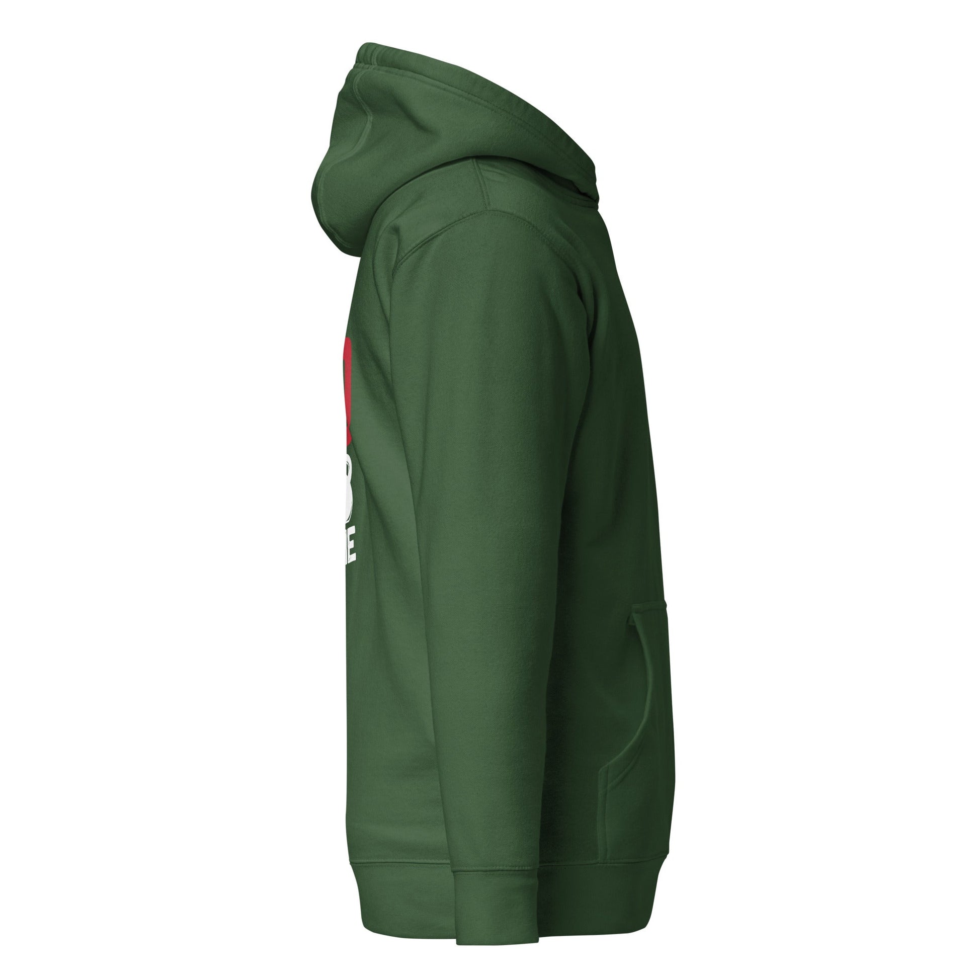 Train Hard - Unisex Hoodie (back print) by DarkByteGear