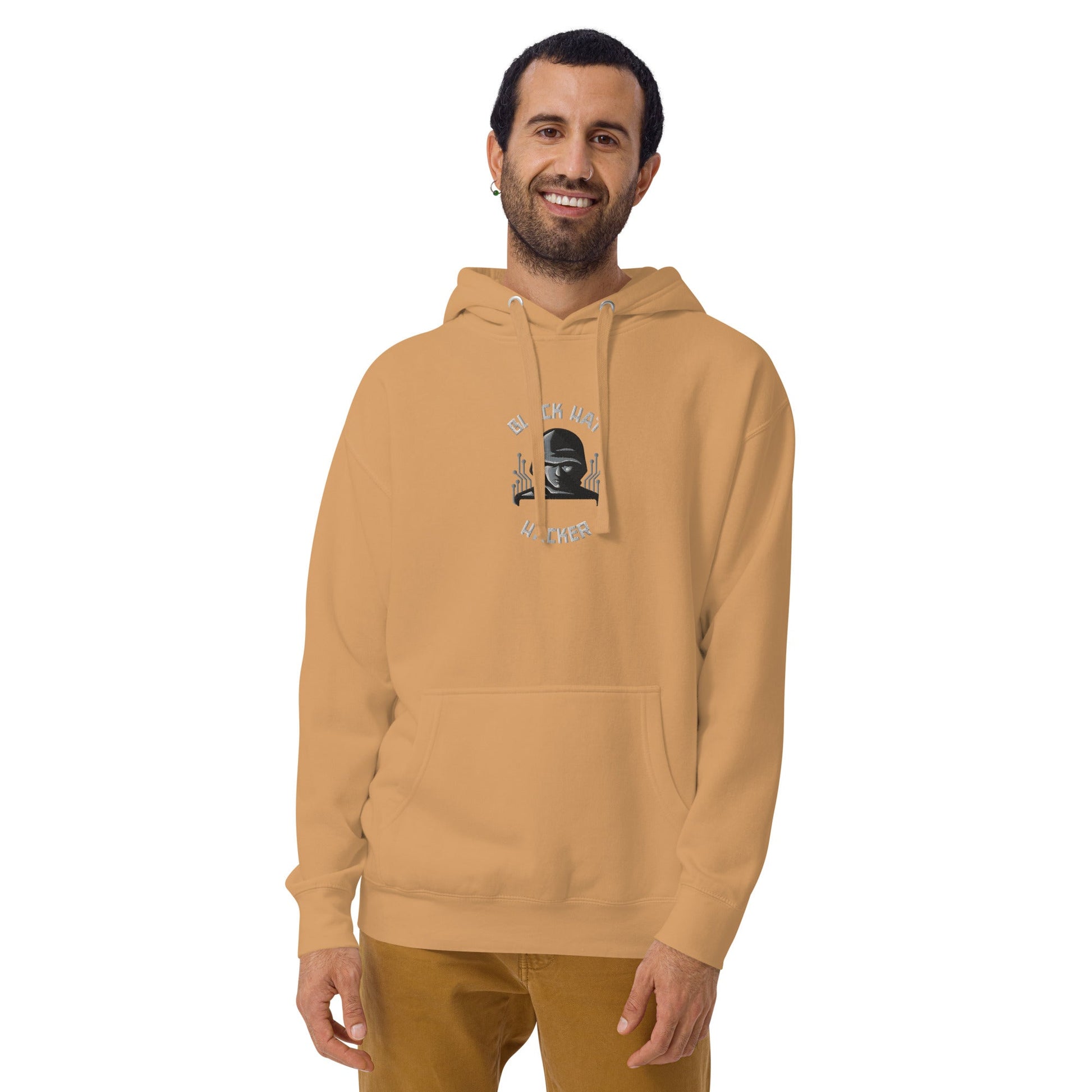 Black Hat Hacker - Unisex Hoodie (embroidered) by DarkByteGear