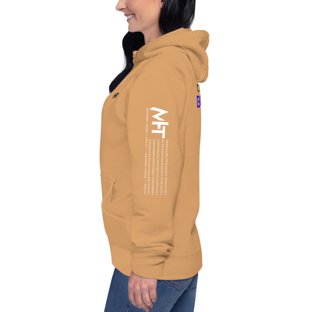 Cybersecurity Blue Team v4 - Unisex Hoodie (back print) by DarkByteGear