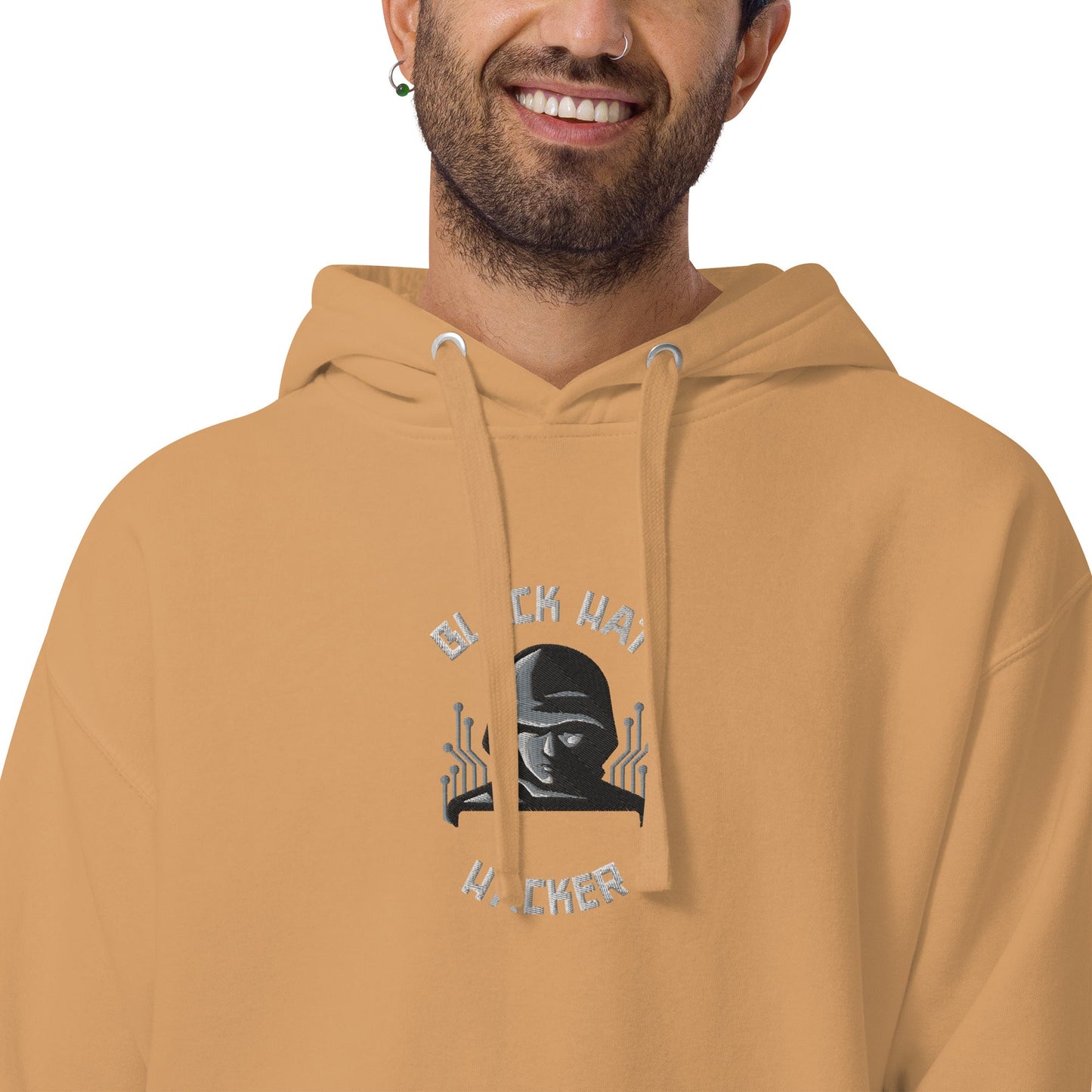 Black Hat Hacker - Unisex Hoodie (embroidered) by DarkByteGear