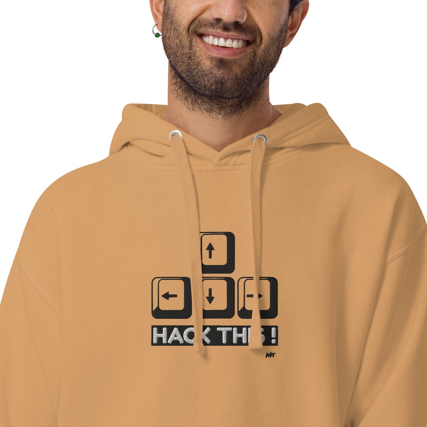 Hack this - Unisex Hoodie (embroidered) by DarkByteGear