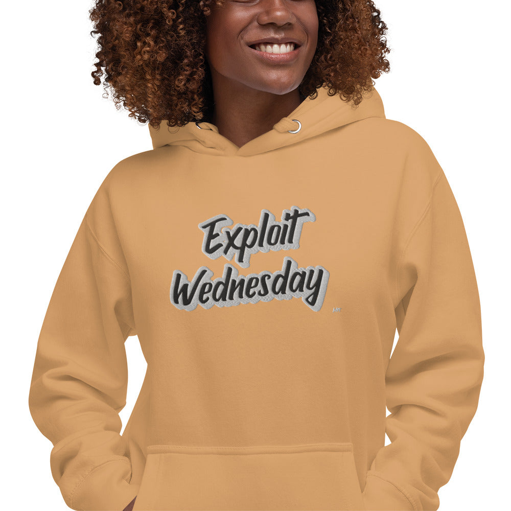 Exploit Wednesday - Unisex Hoodie (embroidered) by DarkByteGear