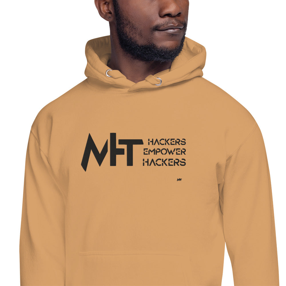 Hackers Empower Hackers - Unisex Hoodie (embroidered) by DarkByteGear