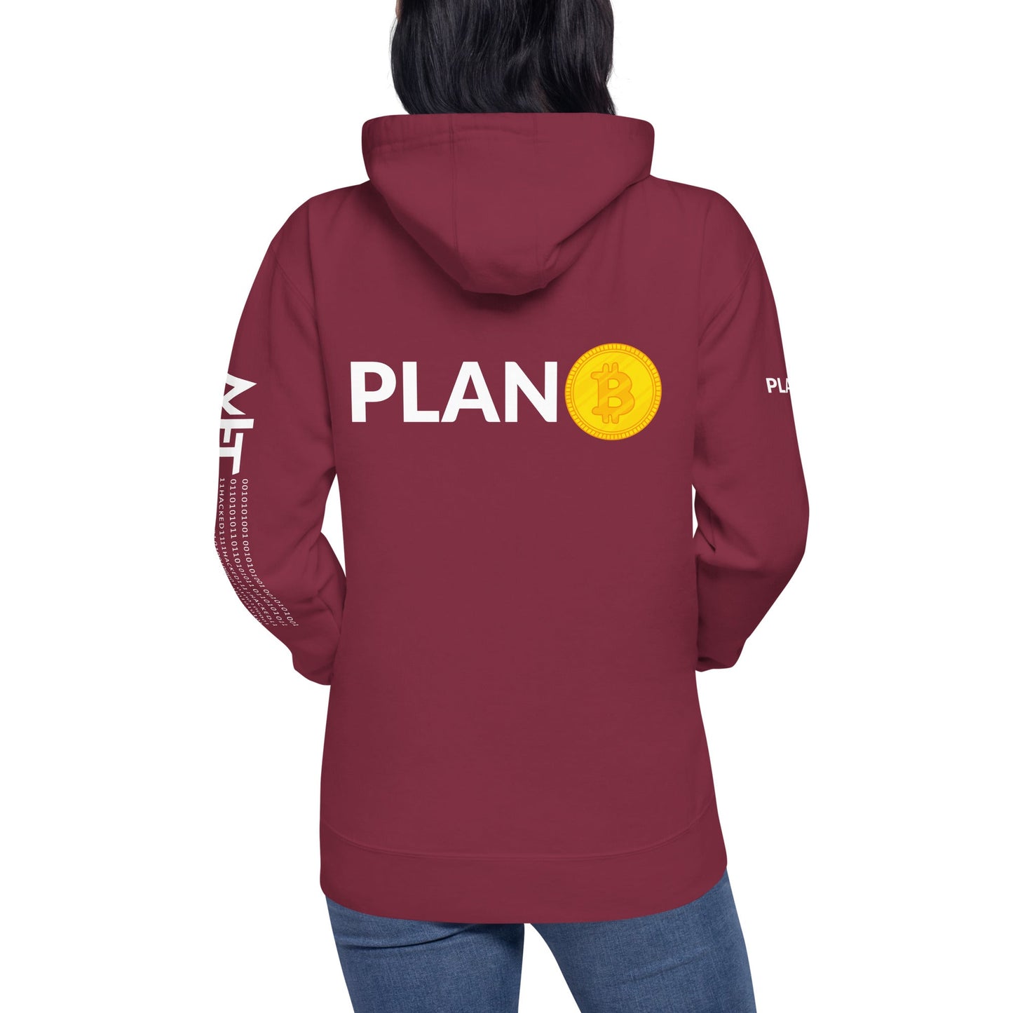 Plan B - Unisex Hoodie (Back Print) by DarkByteGear