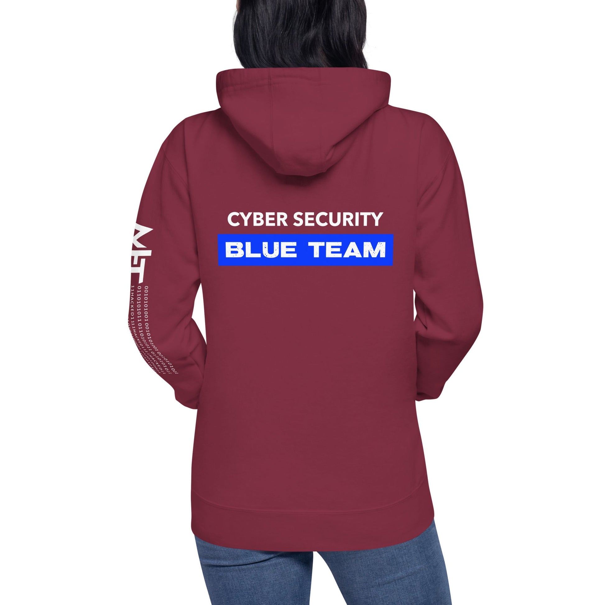 Cyber Security Blue Team V9 - Unisex Hoodie by DarkByteGear