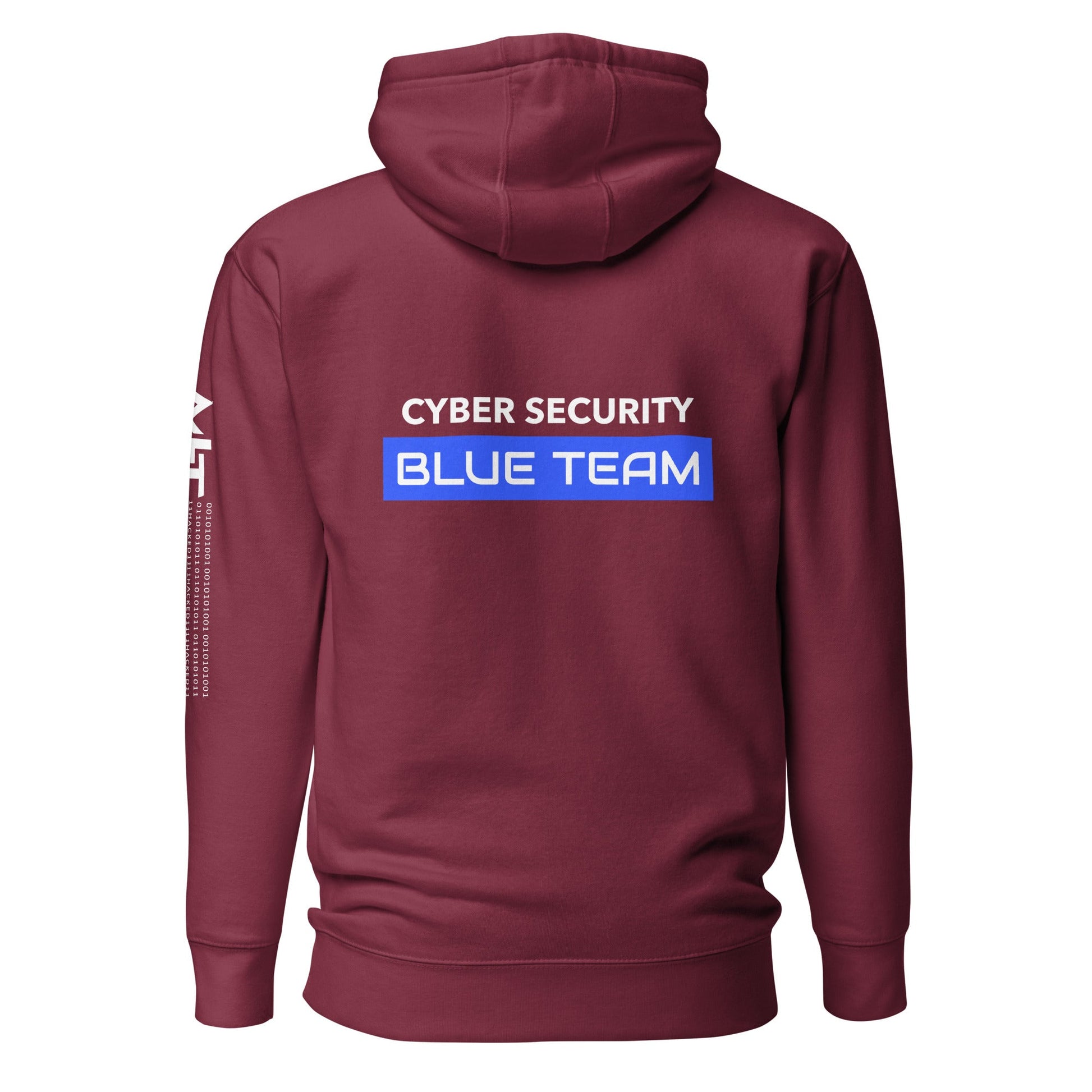 Cyber Security Blue Team V12 - Unisex Hoodie ( Back Print ) by DarkByteGear