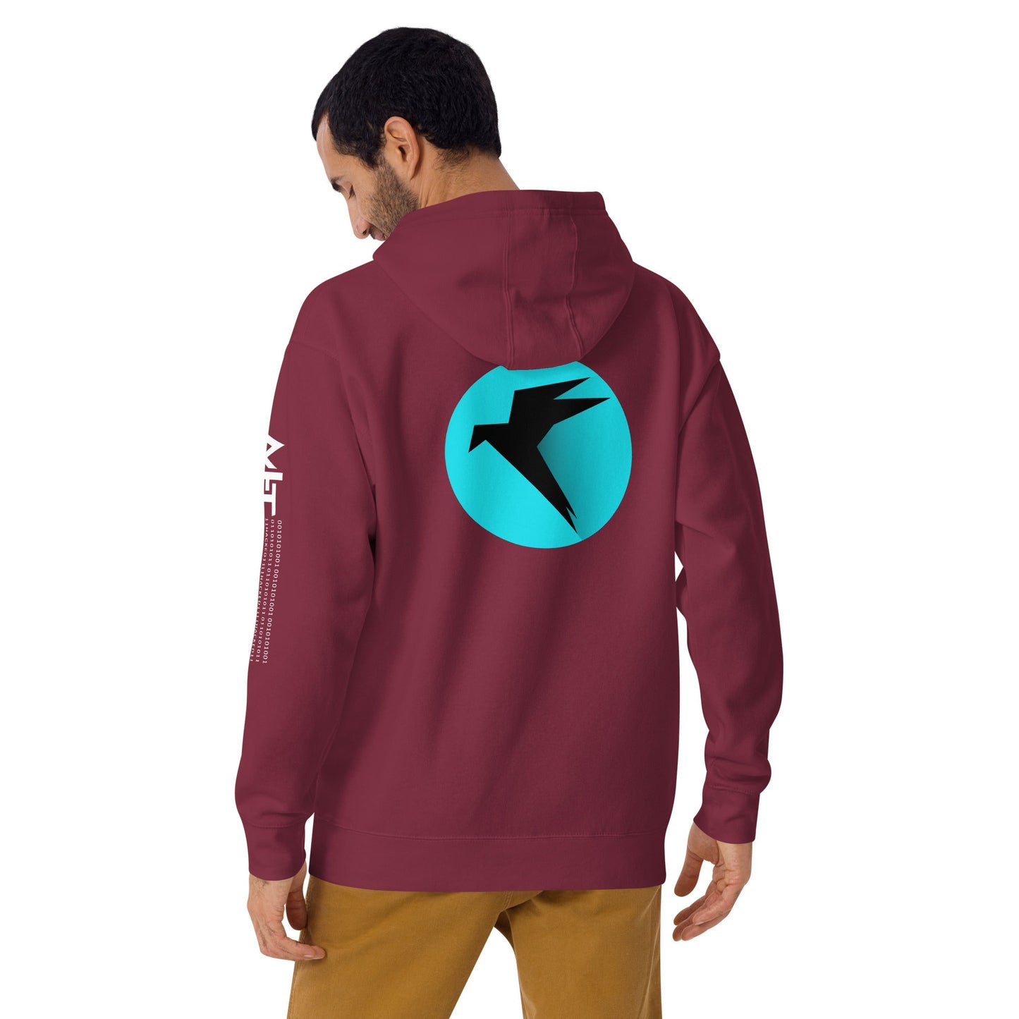 Parrot OS - The operating system for Hackers - Unisex Hoodie (back print) by DarkByteGear