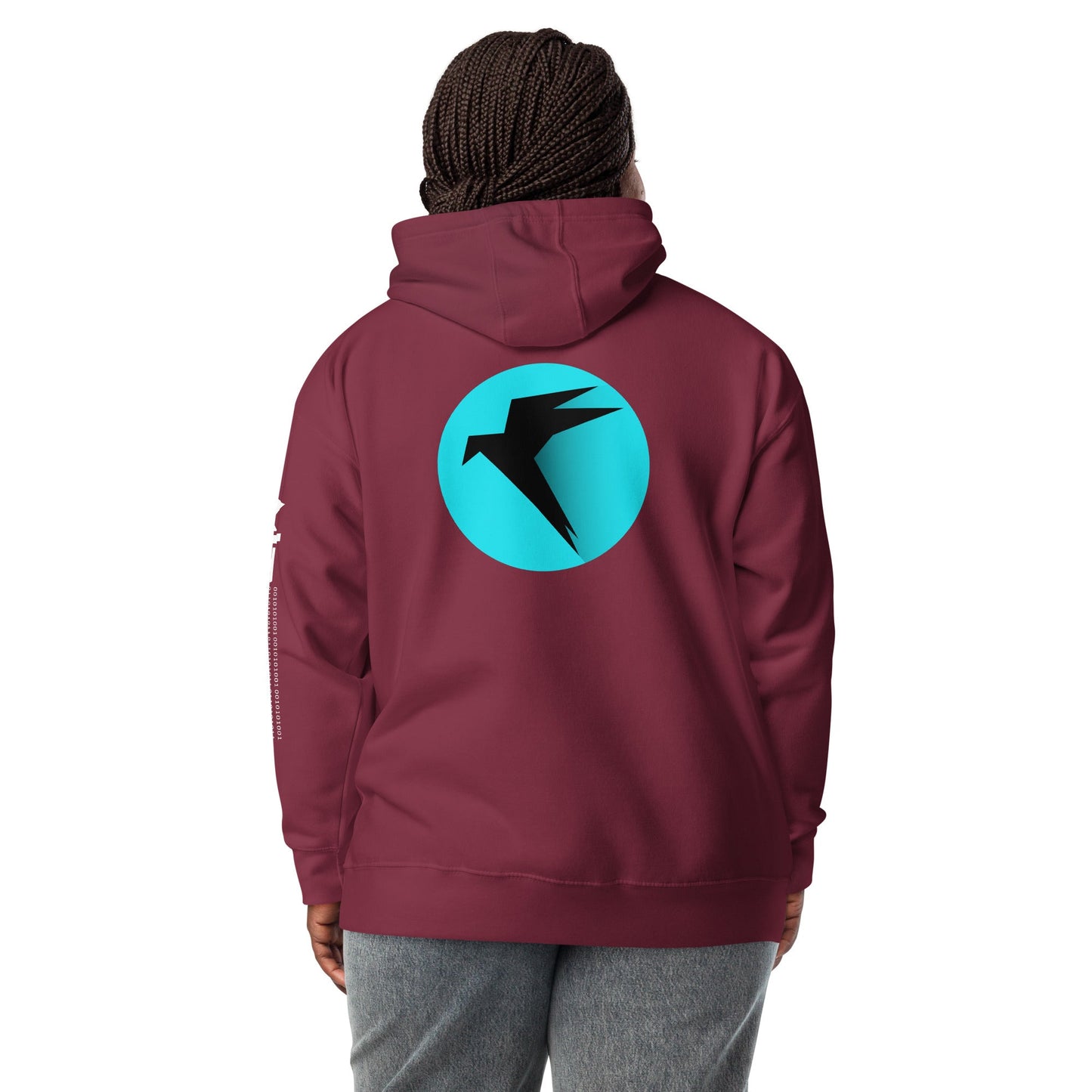 Parrot OS - The operating system for Hackers - Unisex Hoodie (back print) by DarkByteGear