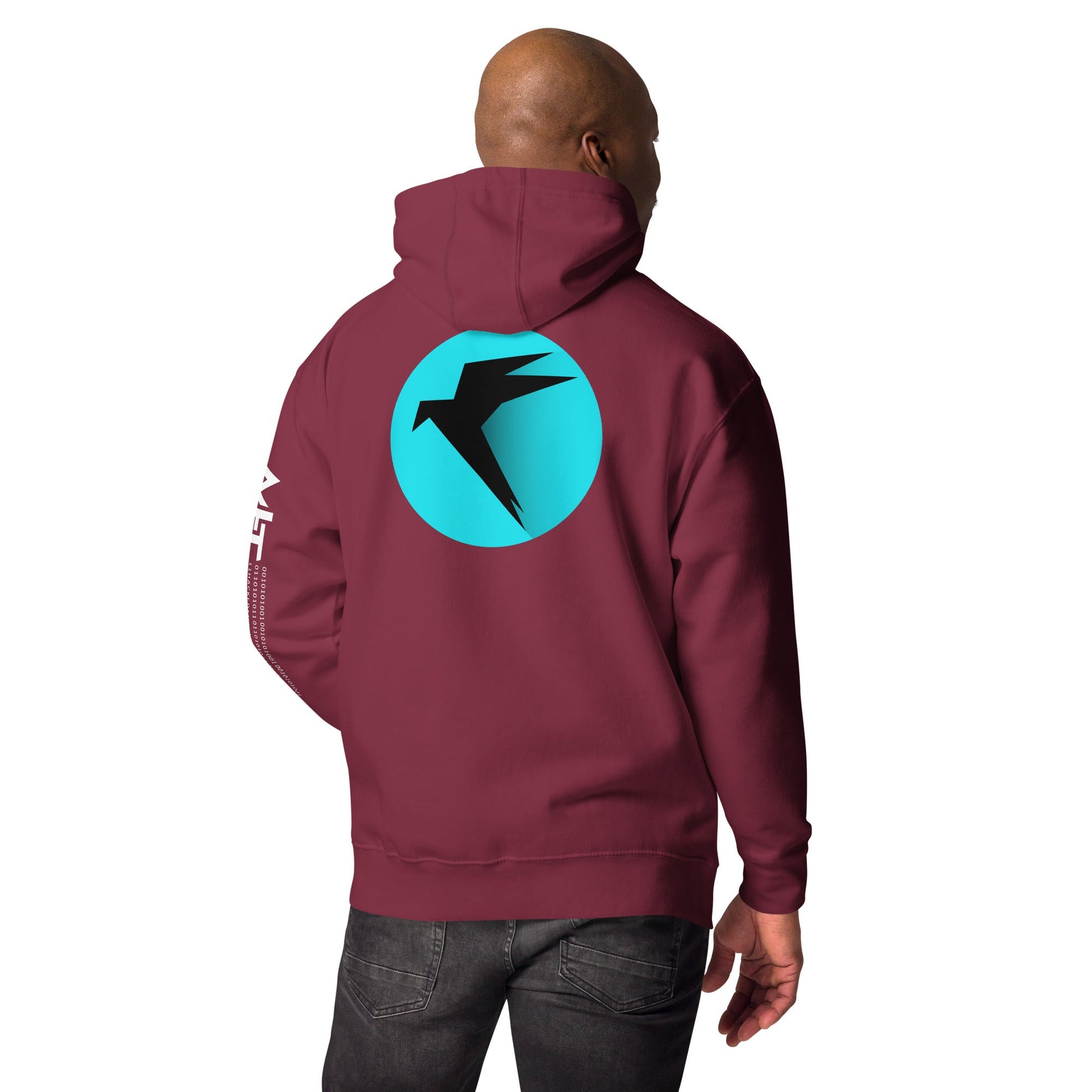Parrot OS - The operating system for Hackers - Unisex Hoodie (back print) by DarkByteGear