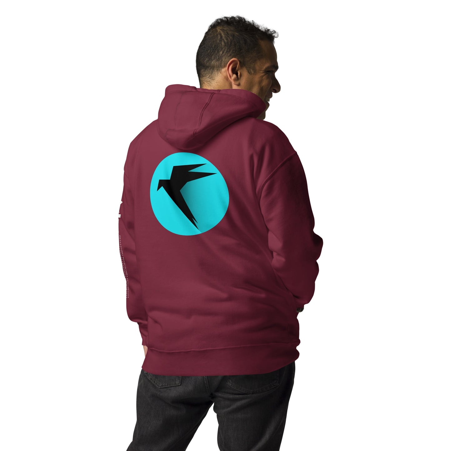 Parrot OS - The operating system for Hackers - Unisex Hoodie (back print) by DarkByteGear