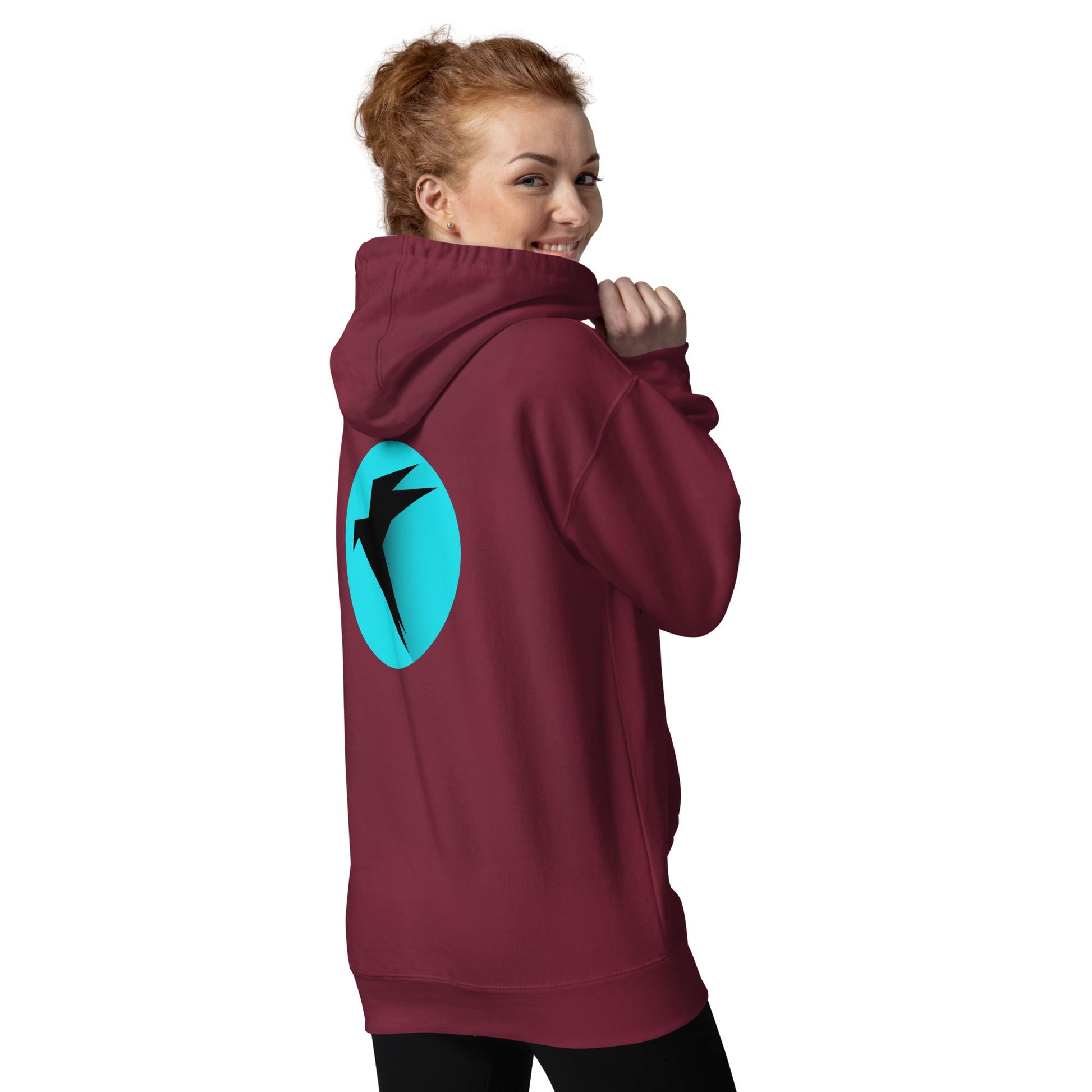 Parrot OS - The operating system for Hackers - Unisex Hoodie (back print) by DarkByteGear