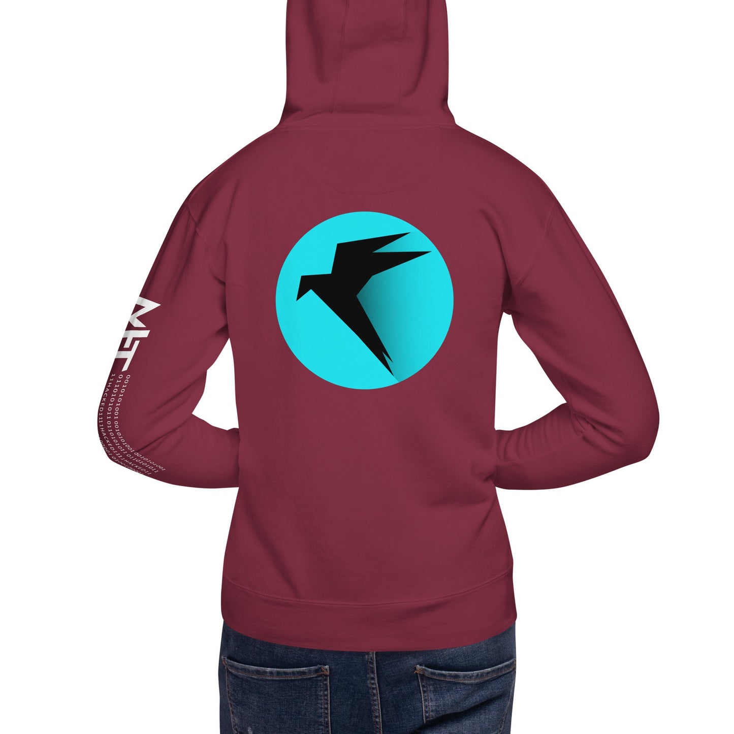 Parrot OS - The operating system for Hackers - Unisex Hoodie (back print) by DarkByteGear