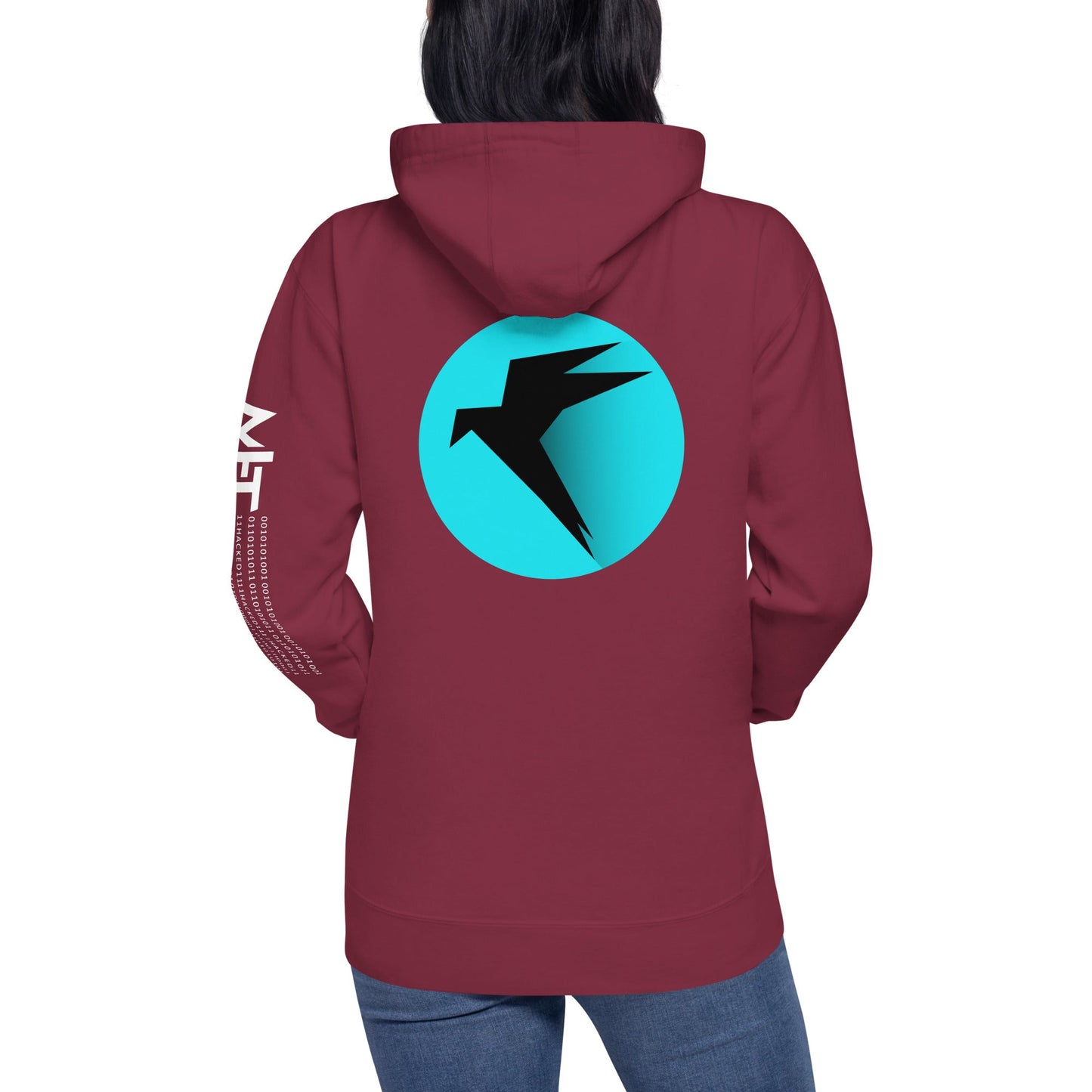 Parrot OS - The operating system for Hackers - Unisex Hoodie (back print) by DarkByteGear