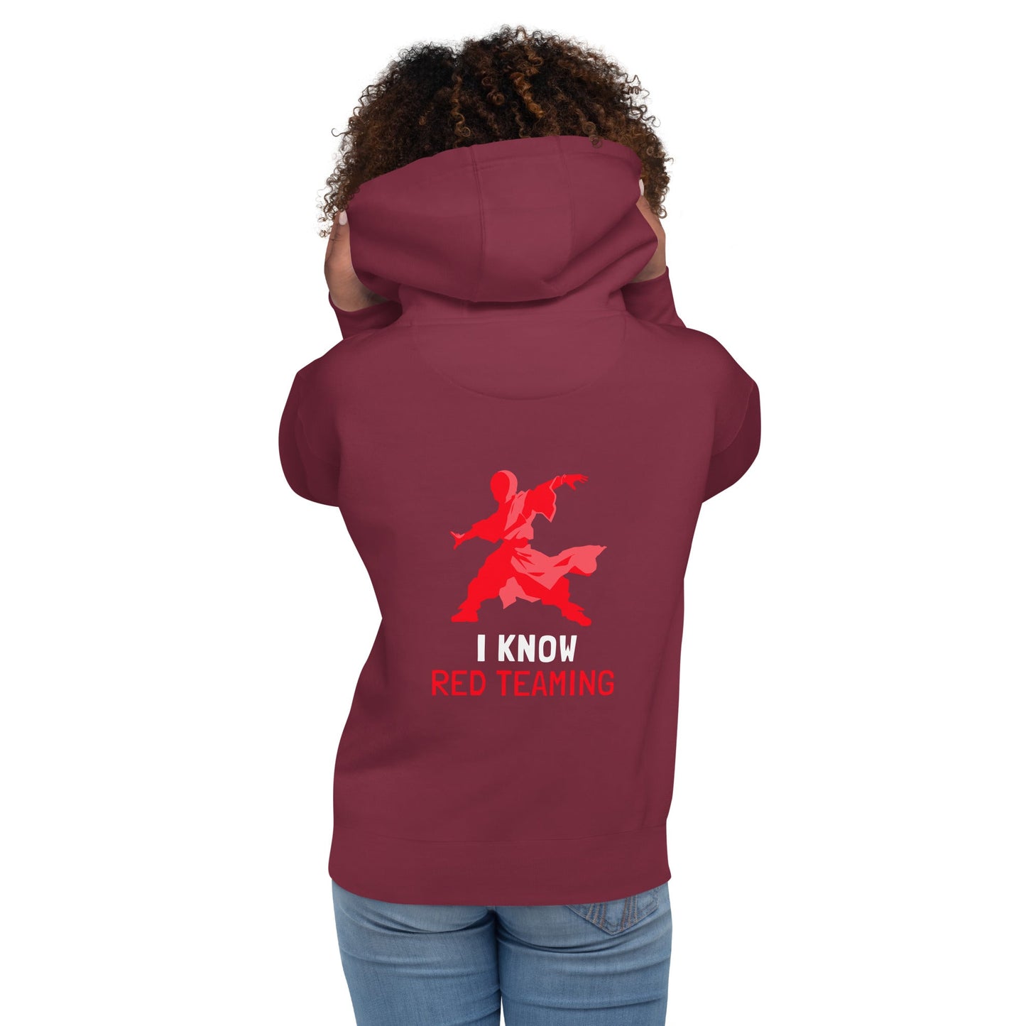 I Know Red Teaming - Unisex Hoodie( Back Print ) by DarkByteGear