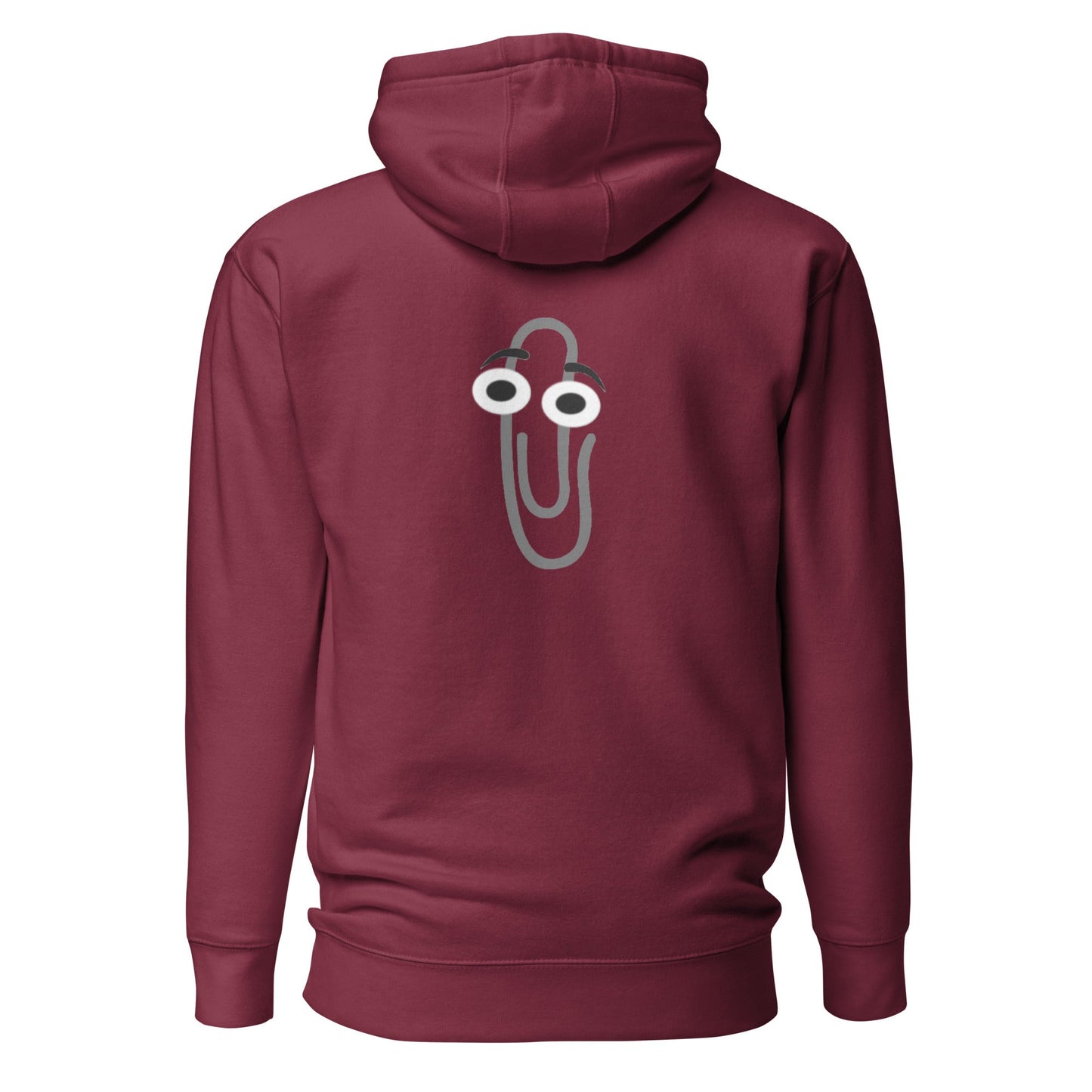 Poor Clippy - Unisex Hoodie (back print) by DarkByteGear