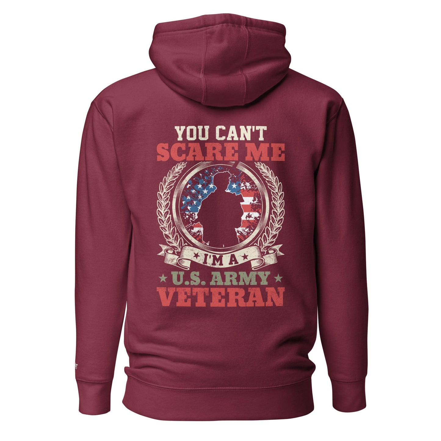 You can't scare me - Unisex Hoodie (back print) by DarkByteGear