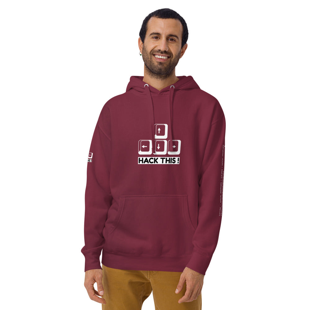 Hack this - Unisex Hoodie by DarkByteGear