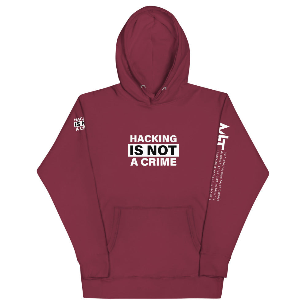 Hacking is not a crime - Unisex Hoodie by DarkByteGear