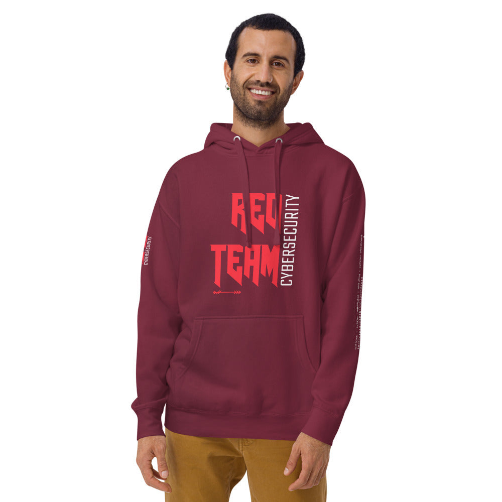 Cyber Security Red Team V9 - Unisex Hoodie by DarkByteGear