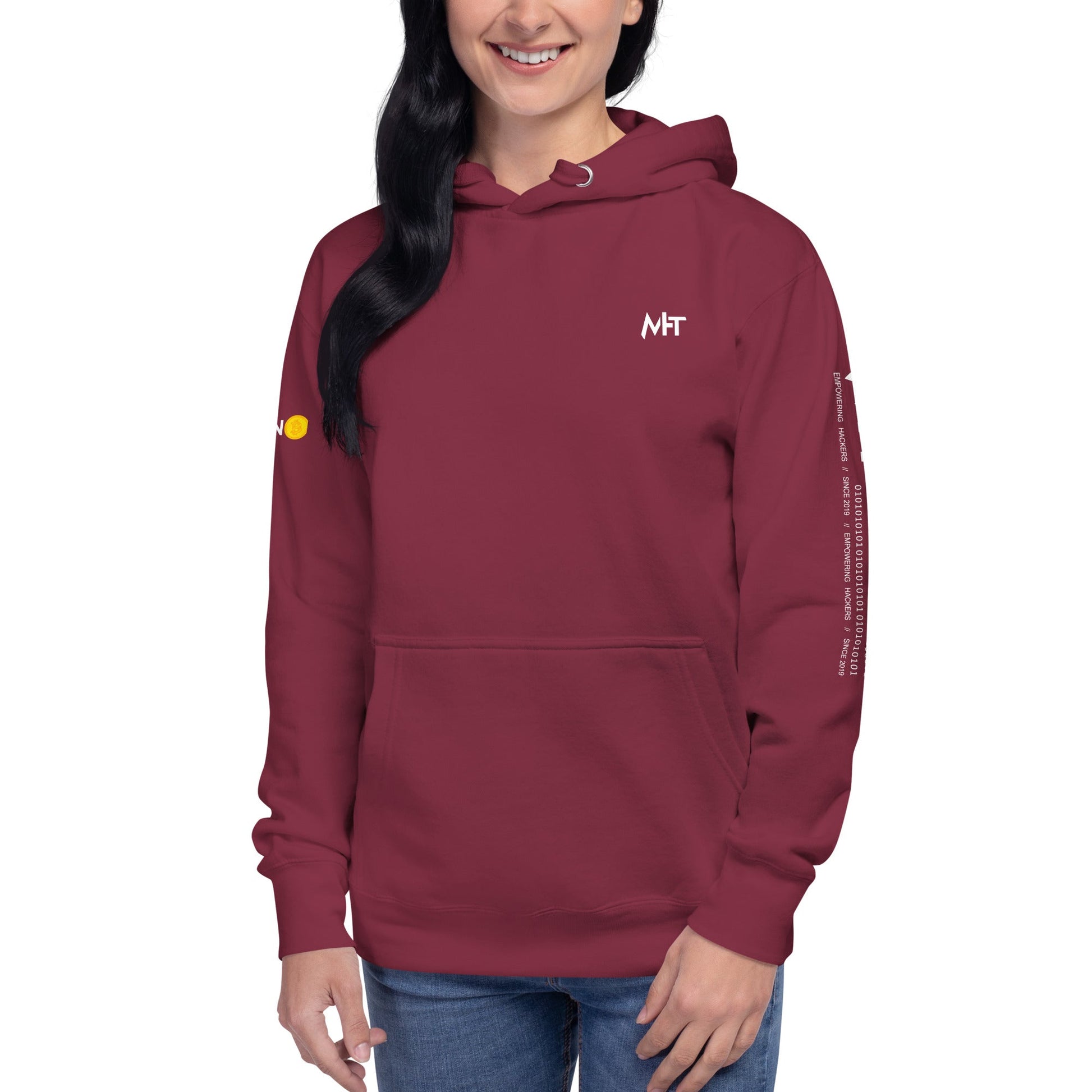 Plan B - Unisex Hoodie (Back Print) by DarkByteGear
