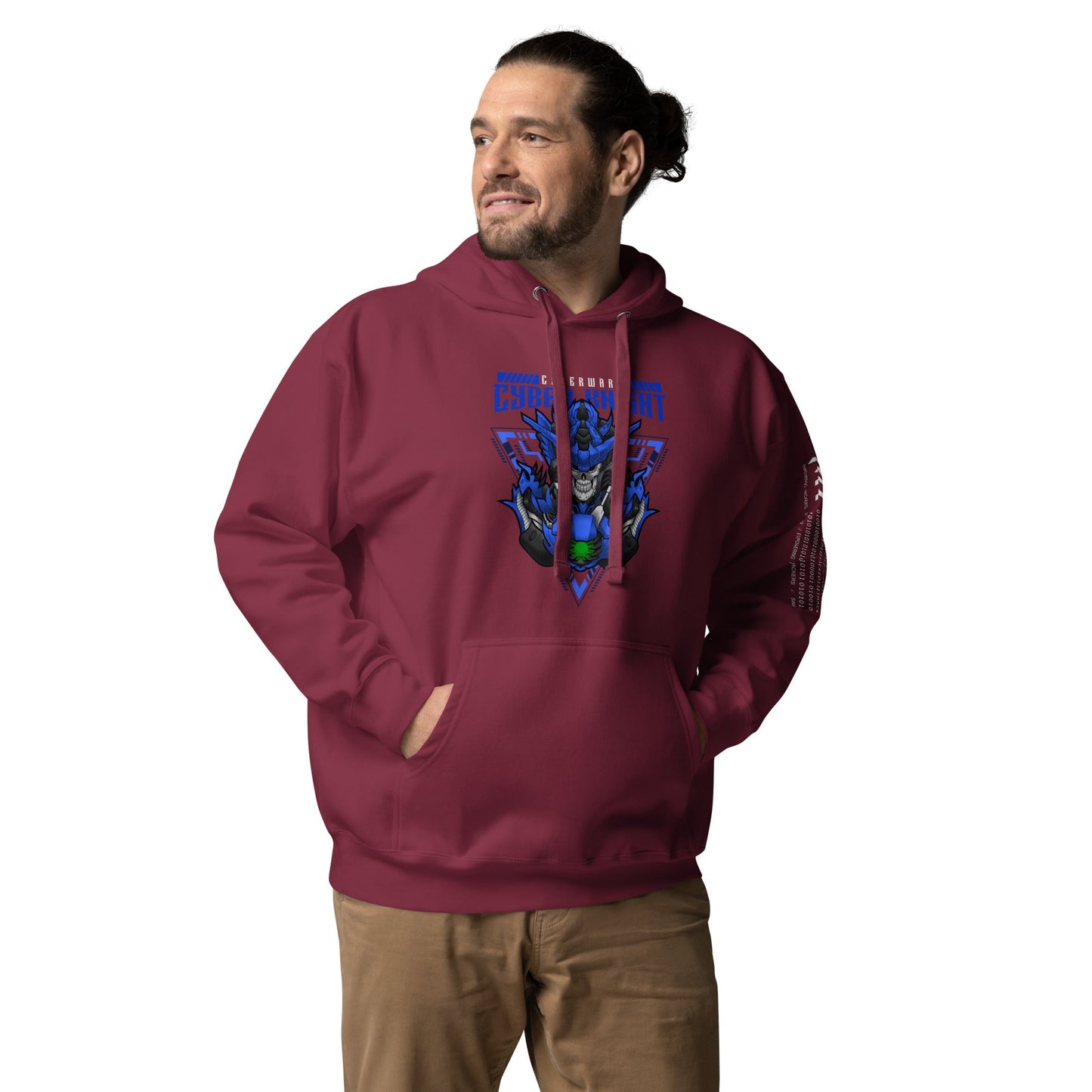 CyberWare Cyber knight - Unisex Hoodie by DarkByteGear