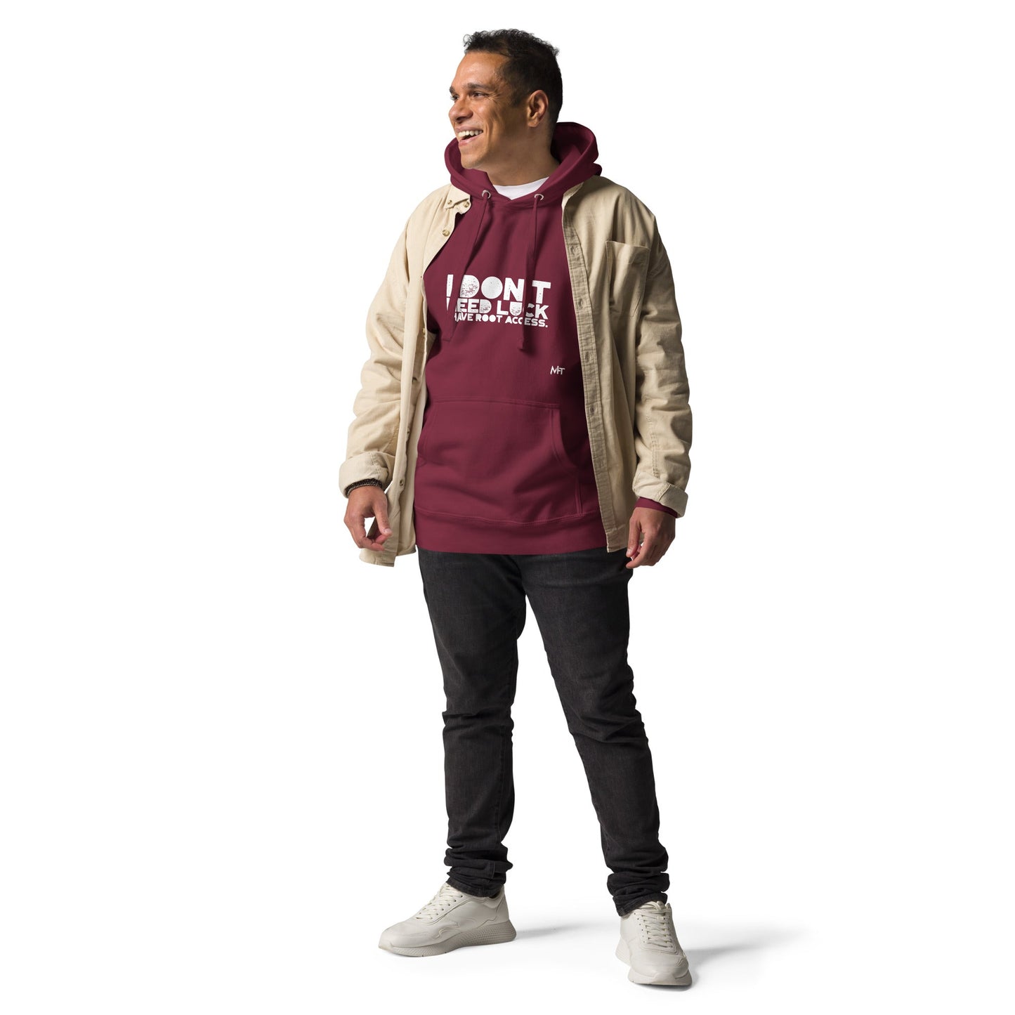 I Don't Need Luck: I Have Root Access - Unisex Hoodie by DarkByteGear