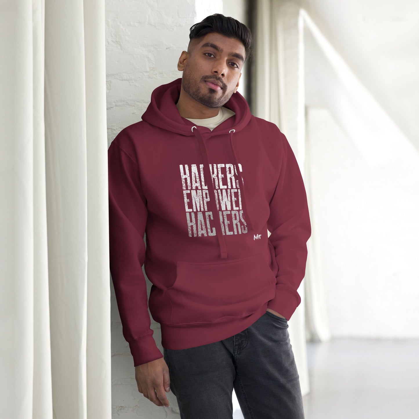 Hackers Empower Hackers V1 - Unisex Hoodie by DarkByteGear