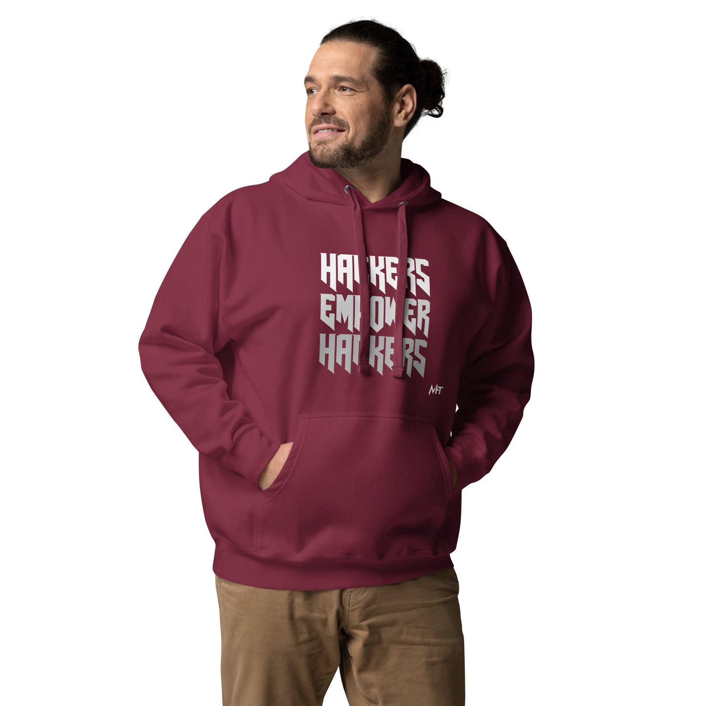 Hackers Empower Hackers V4 - Unisex Hoodie by DarkByteGear