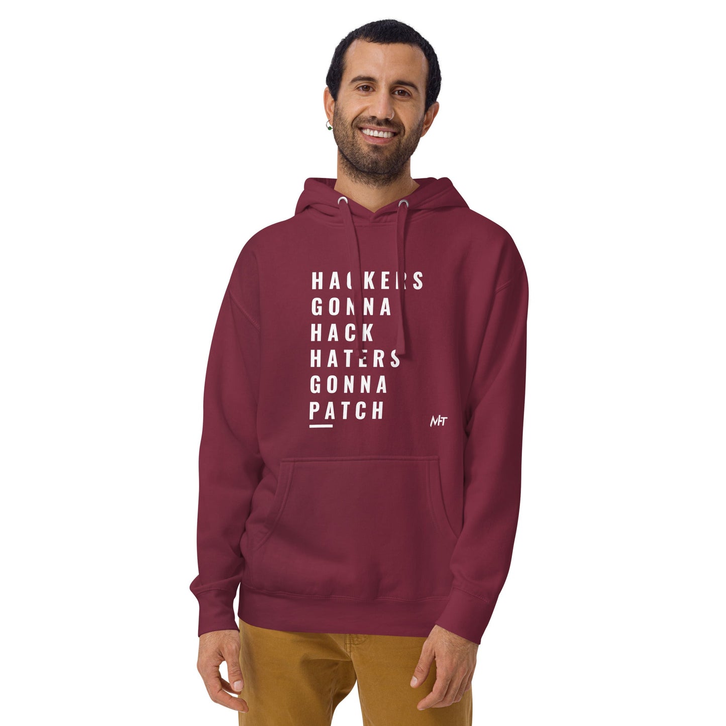 Hackers Gonna Hack: Haters Gonna Patch - Unisex Hoodie by DarkByteGear