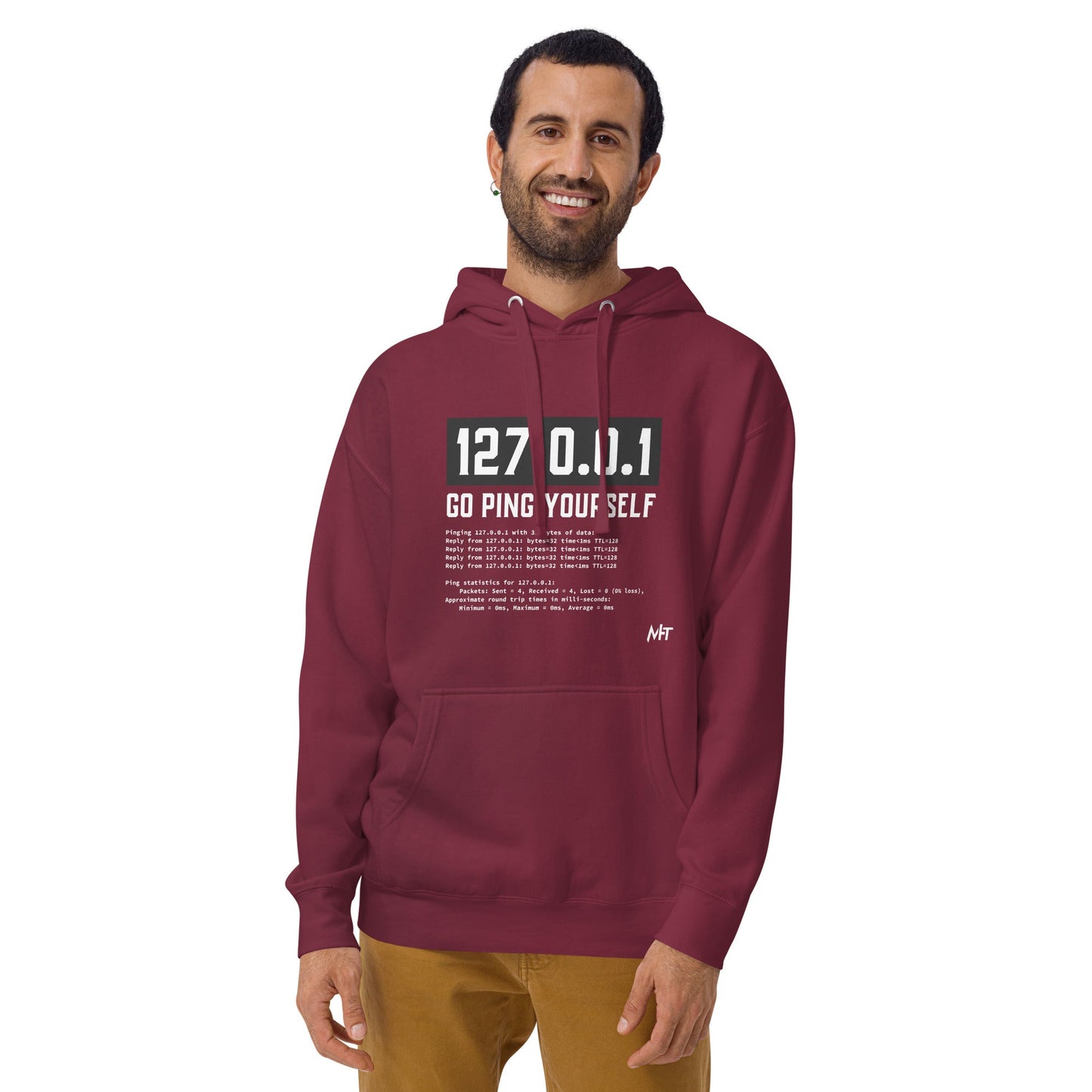 Go ping yourself - Unisex Hoodie by DarkByteGear