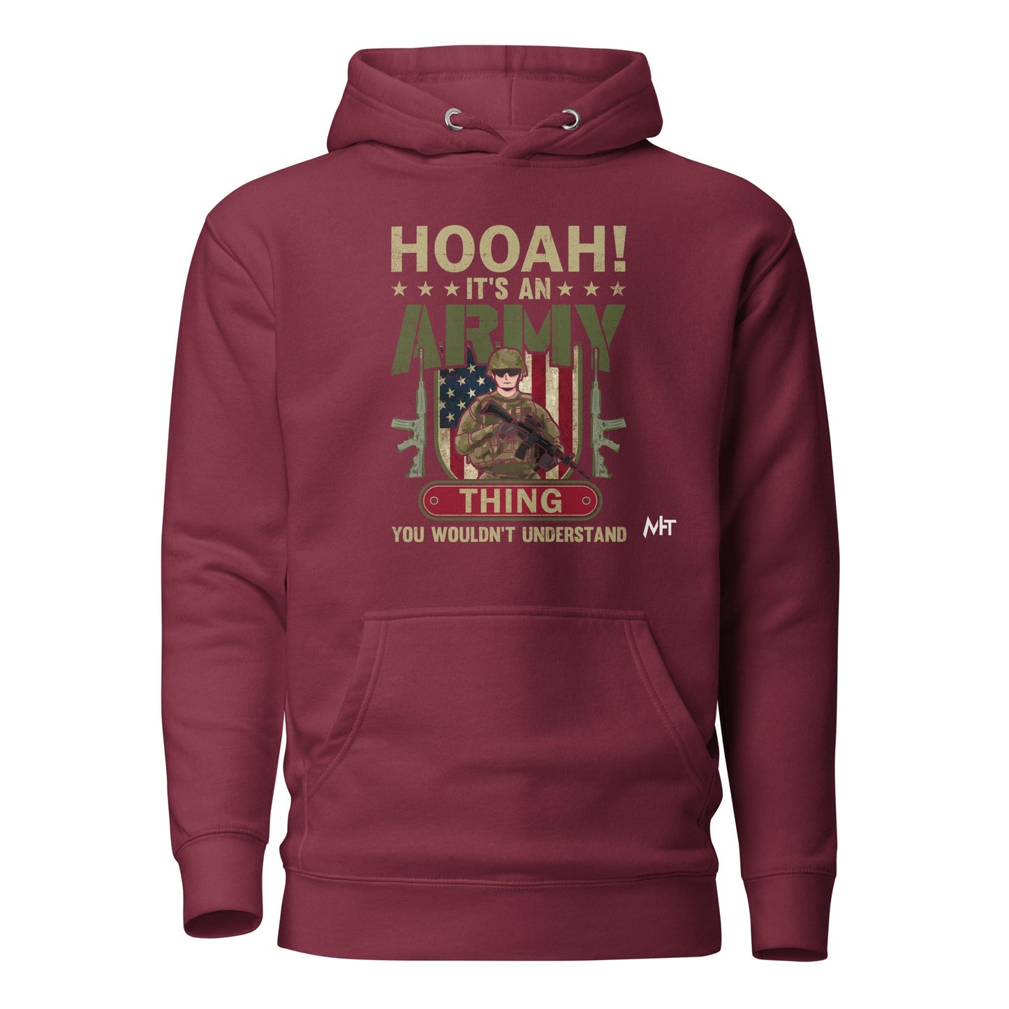 HOOAH! It's an Army thing you wouldn't understand - Unisex Hoodie by DarkByteGear