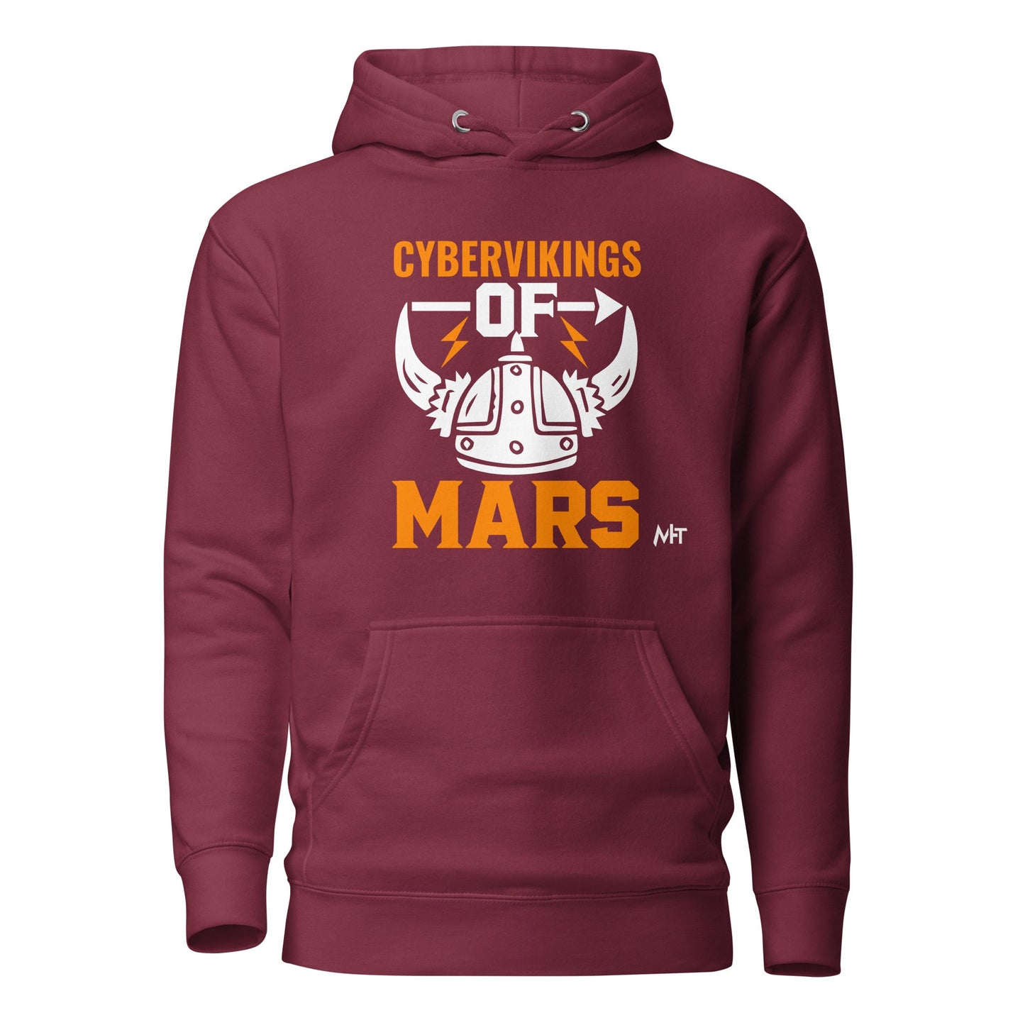Cyberviking of Mars - Unisex Hoodie by DarkByteGear
